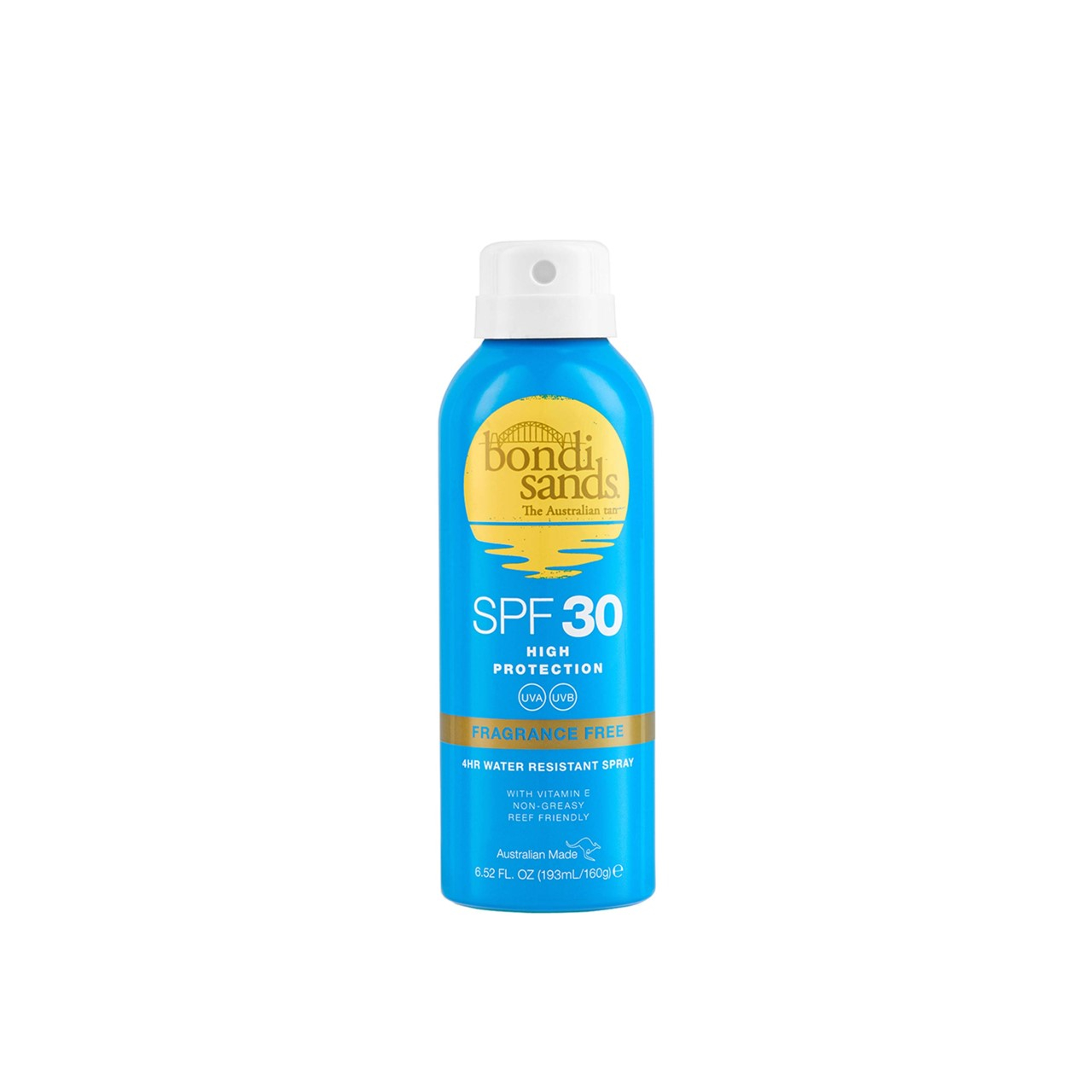 Bondi Sands Fragrance-Free Sunscreen Spray SPF30 193ml (6.53floz)