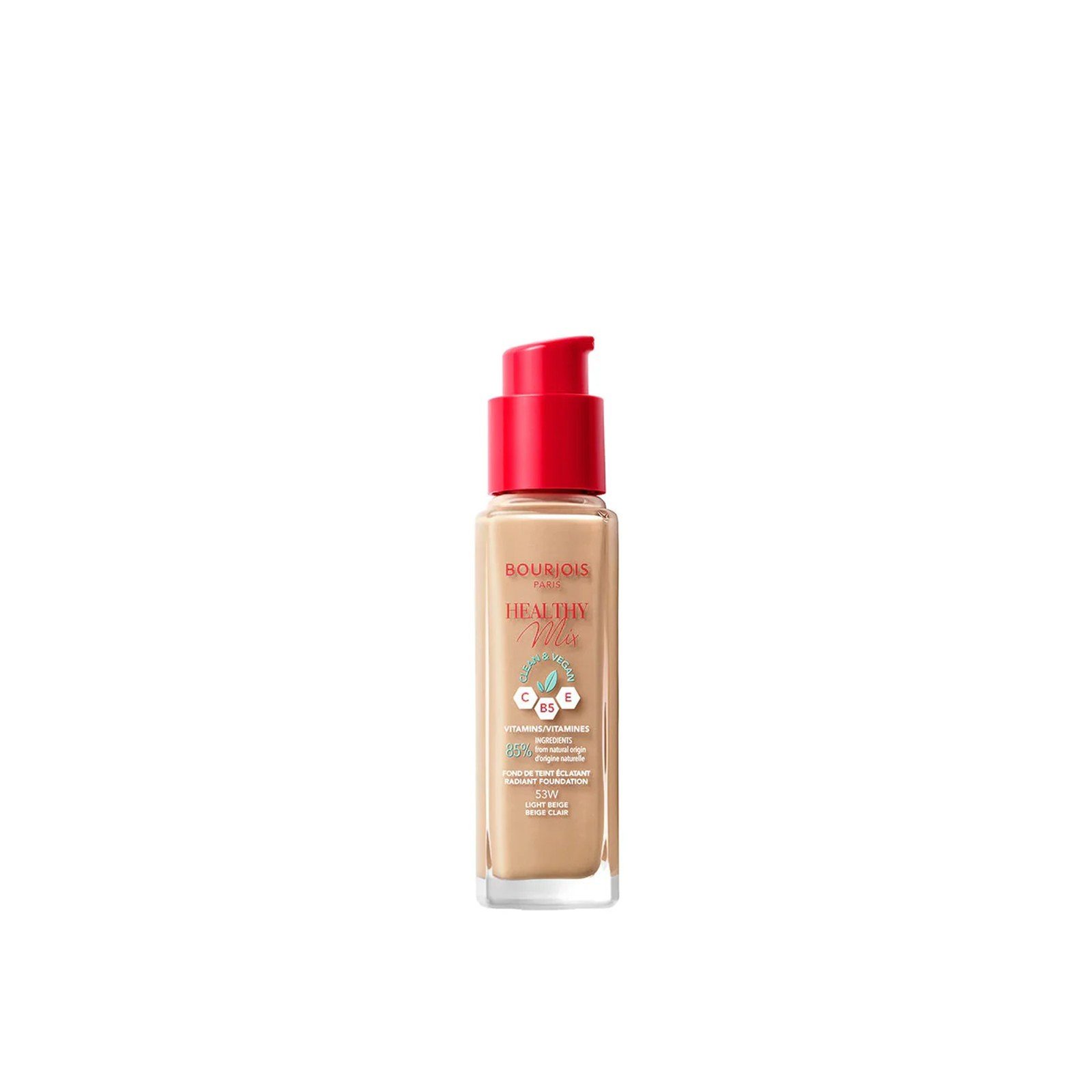 Bourjois Healthy Mix Radiant Foundation 53W Light Beige 30ml