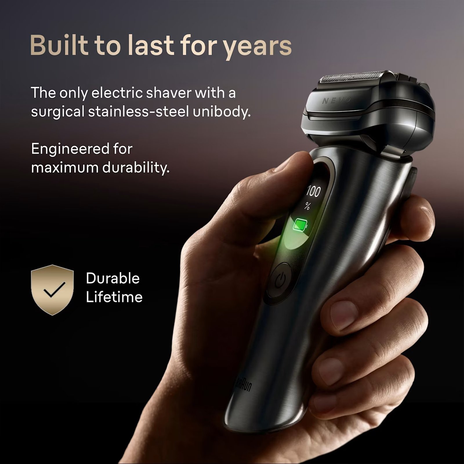 Braun NEVO 17010c Electric Shaver Graphite Dusk