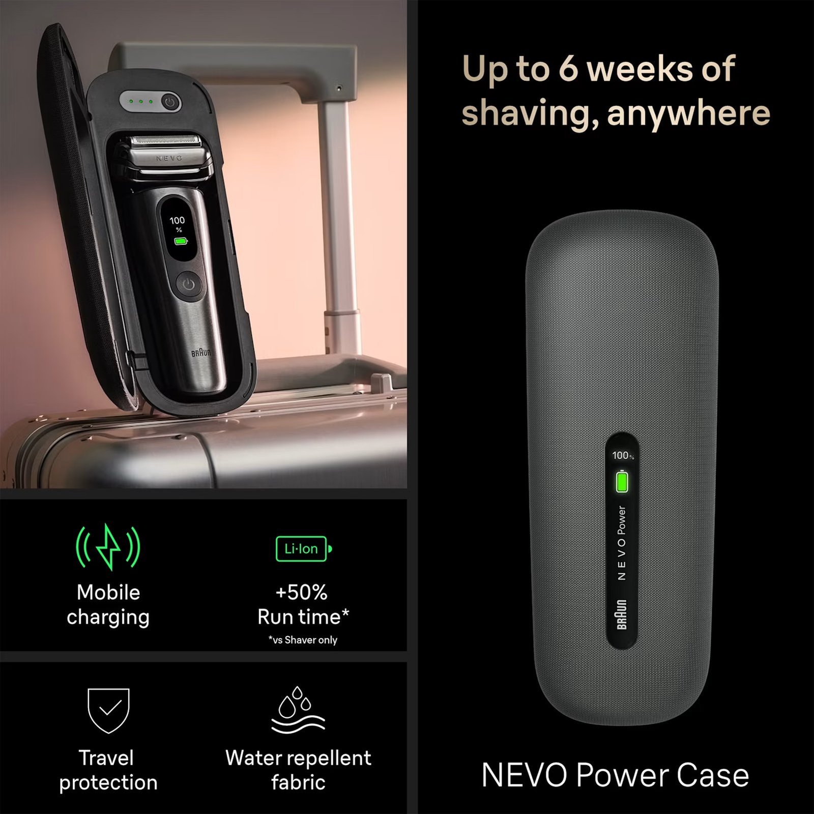 Braun NEVO 17010c Electric Shaver Graphite Dusk