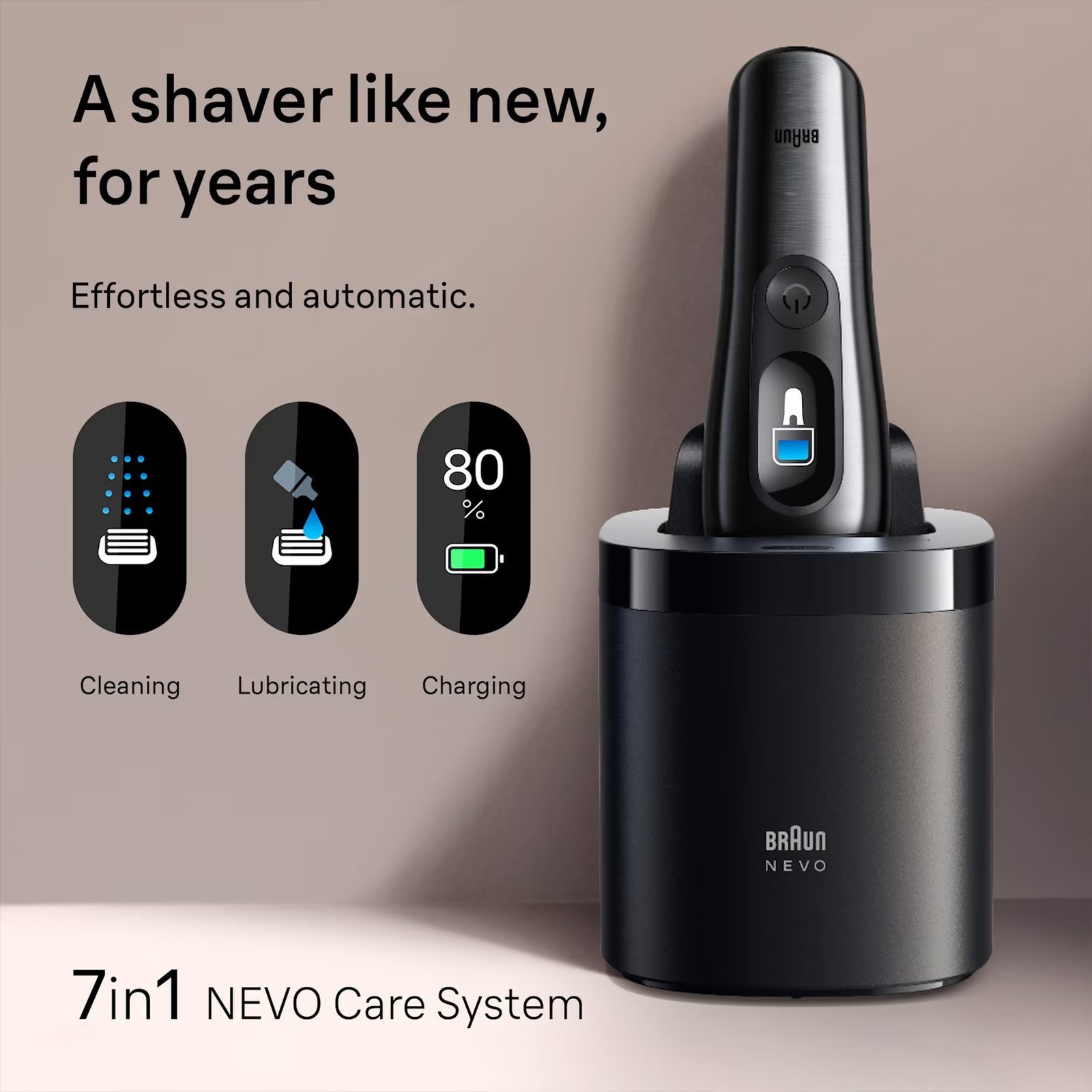 Braun NEVO 17010c Electric Shaver Graphite Dusk