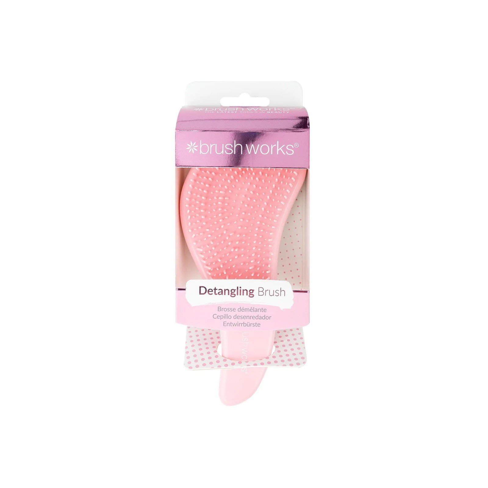 Brushworks فرشاة شعر لفك التشابك