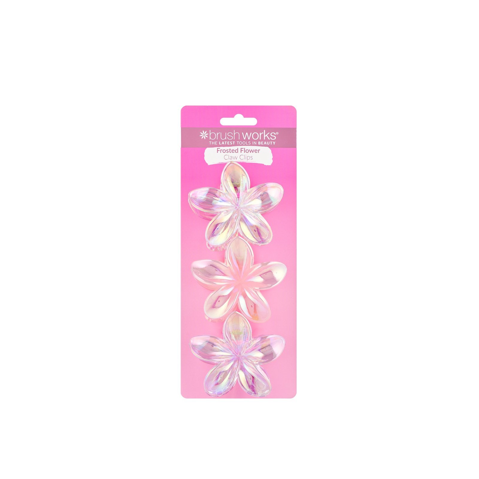 Brushworks Fermagli a artiglio "Frosted Flower" x3