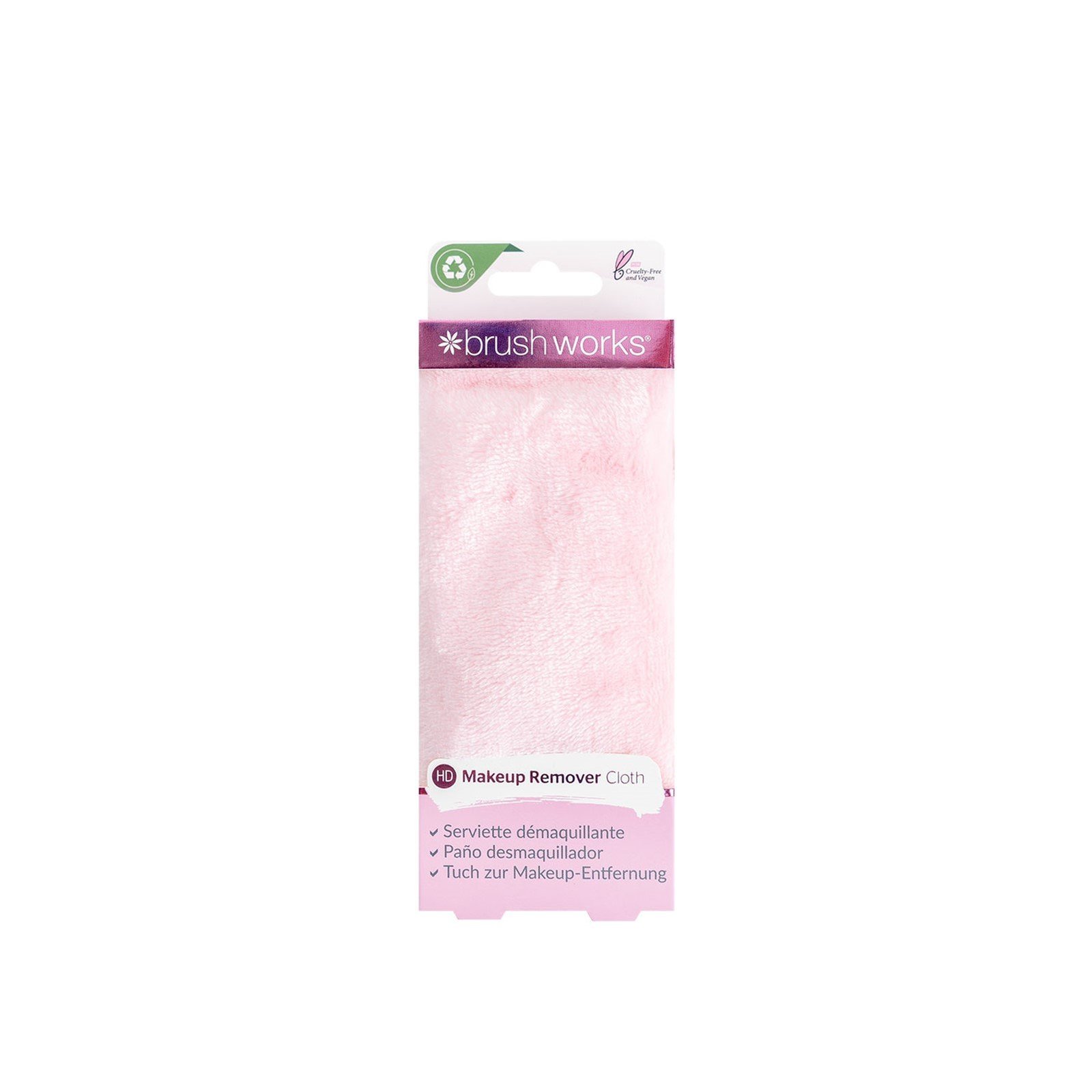 Brushworks HD Lingette Démaquillante Réutilisable