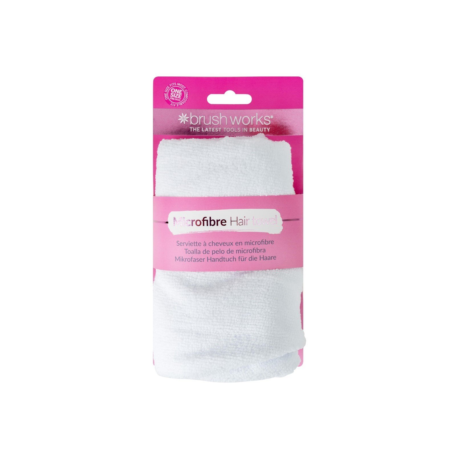 Brushworks Toalha de Cabelo em Microfibra