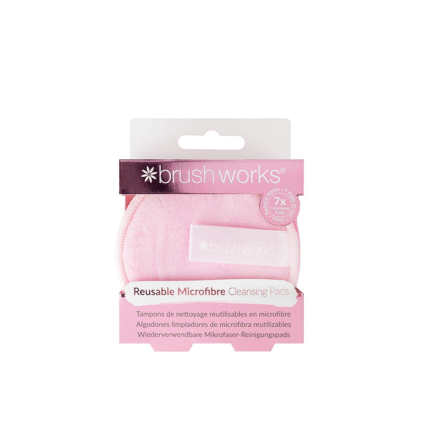 Brushworks Genanvendelige Rensepuder I Mikrofiber x7