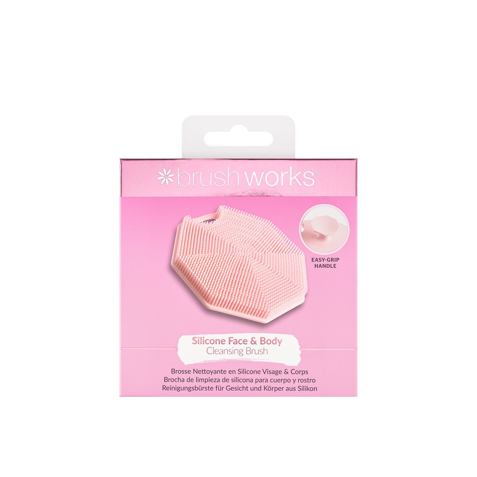 Brushworks Silicone Face & Body Cleansing Brush