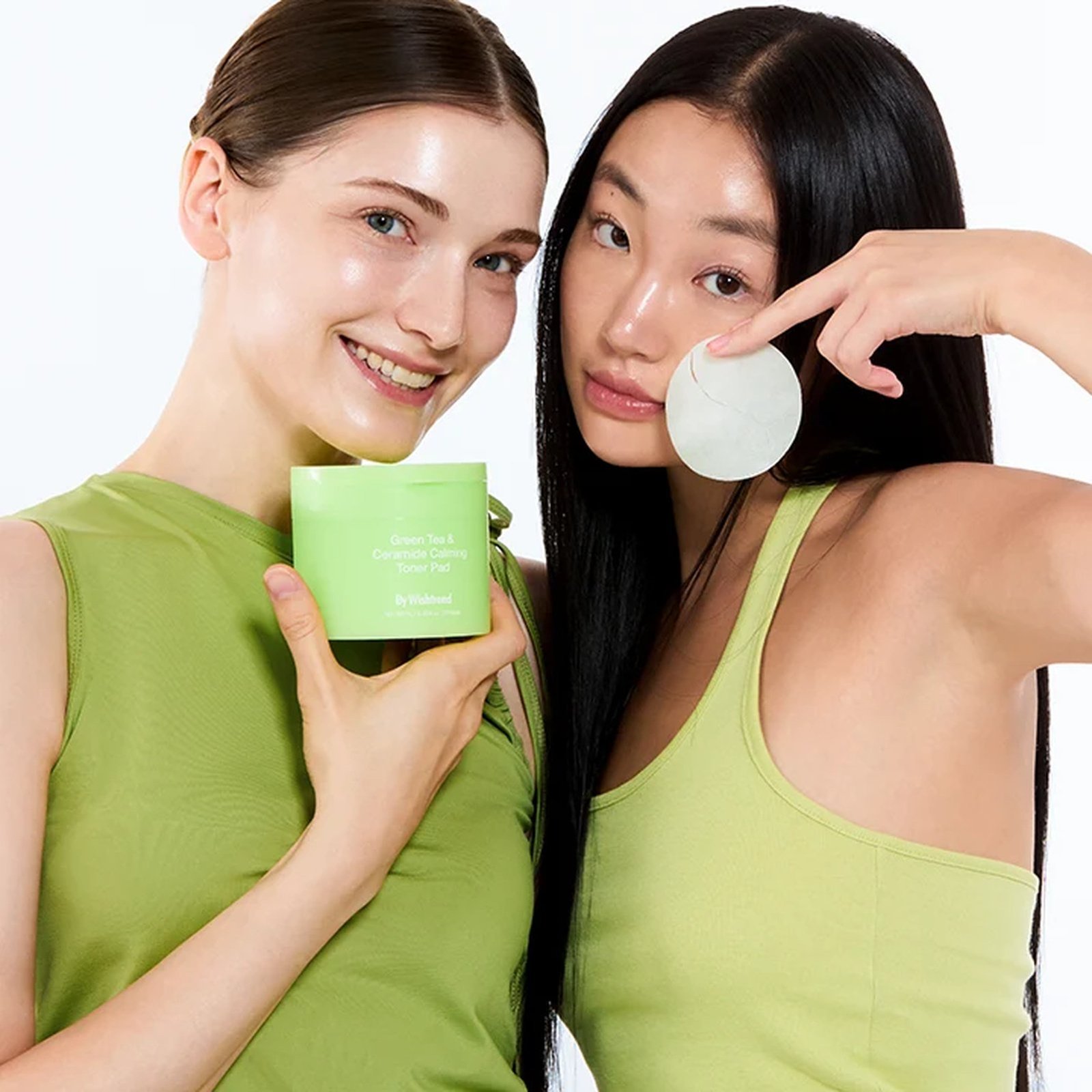 By Wishtrend Green Tea & Ceramide Calming Toner Pad x70