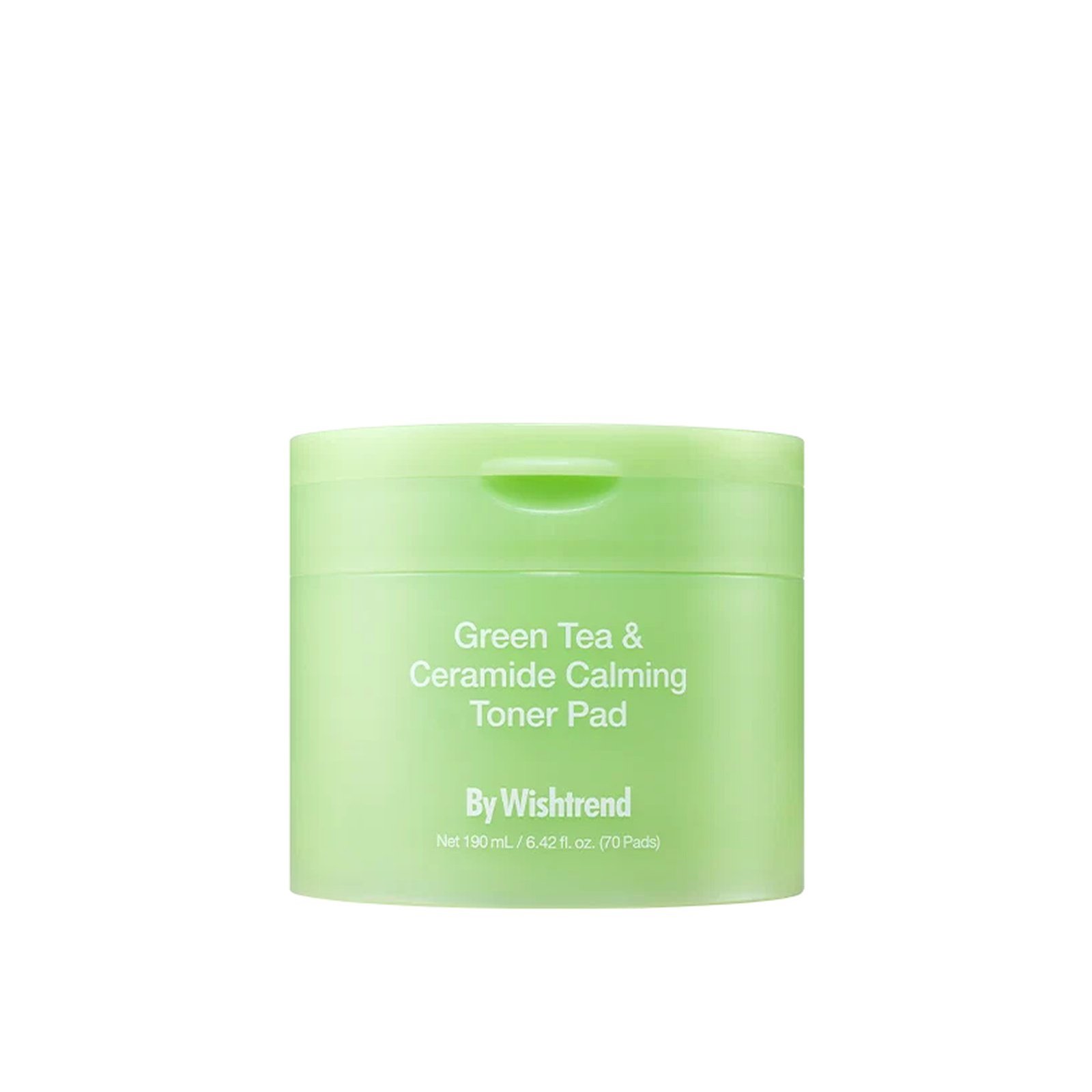 By Wishtrend Green Tea & Ceramide Calming Toner Pad x70