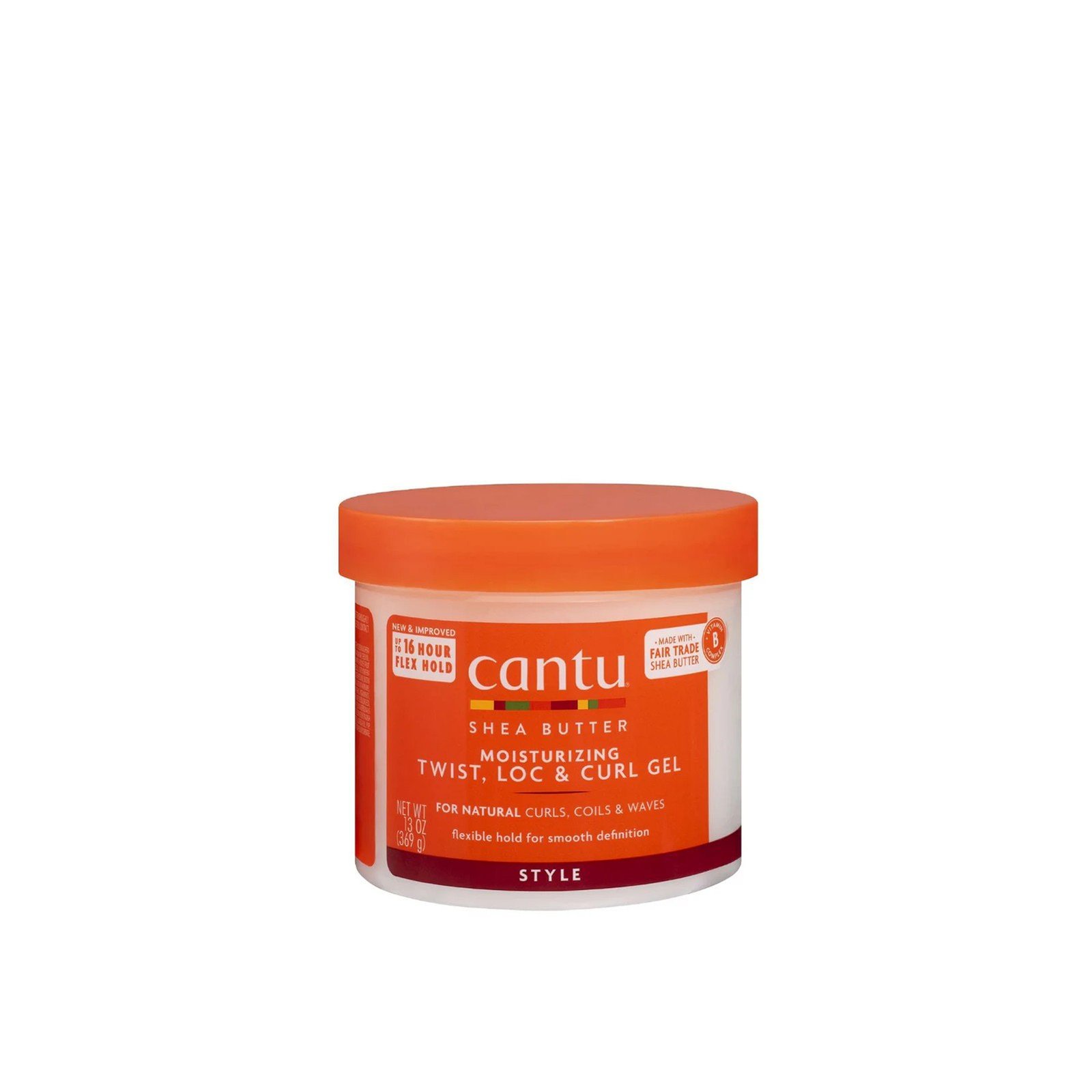 Cantu Shea Butter Feuchtigkeitsspendendes Twist-, Loc- & Curl-Gel 369g