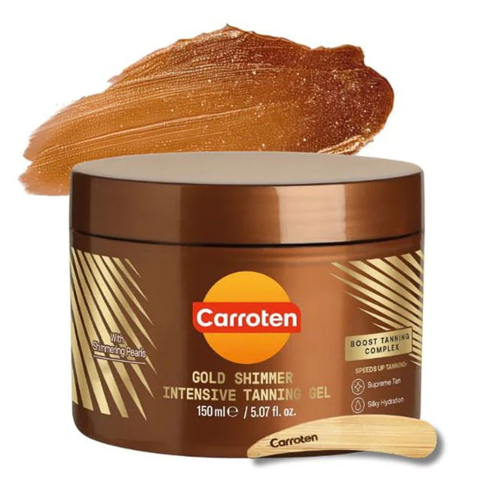 Carroten Gold Shimmer Intensive Tanning Gel 150ml