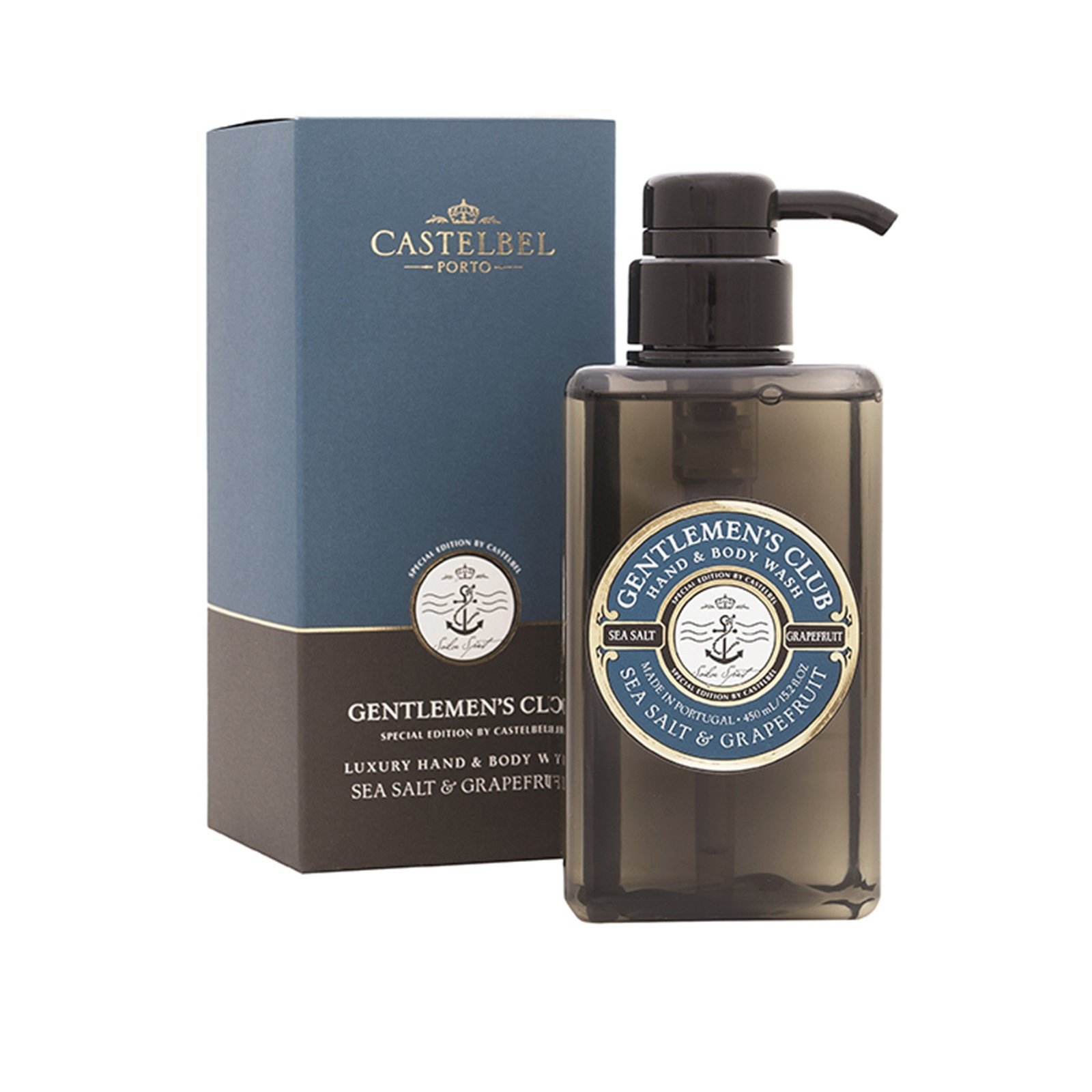 Castelbel Gentlemen's Club Sea Salt & Grapefruit Hand & Body Wash 450ml (15.2floz)