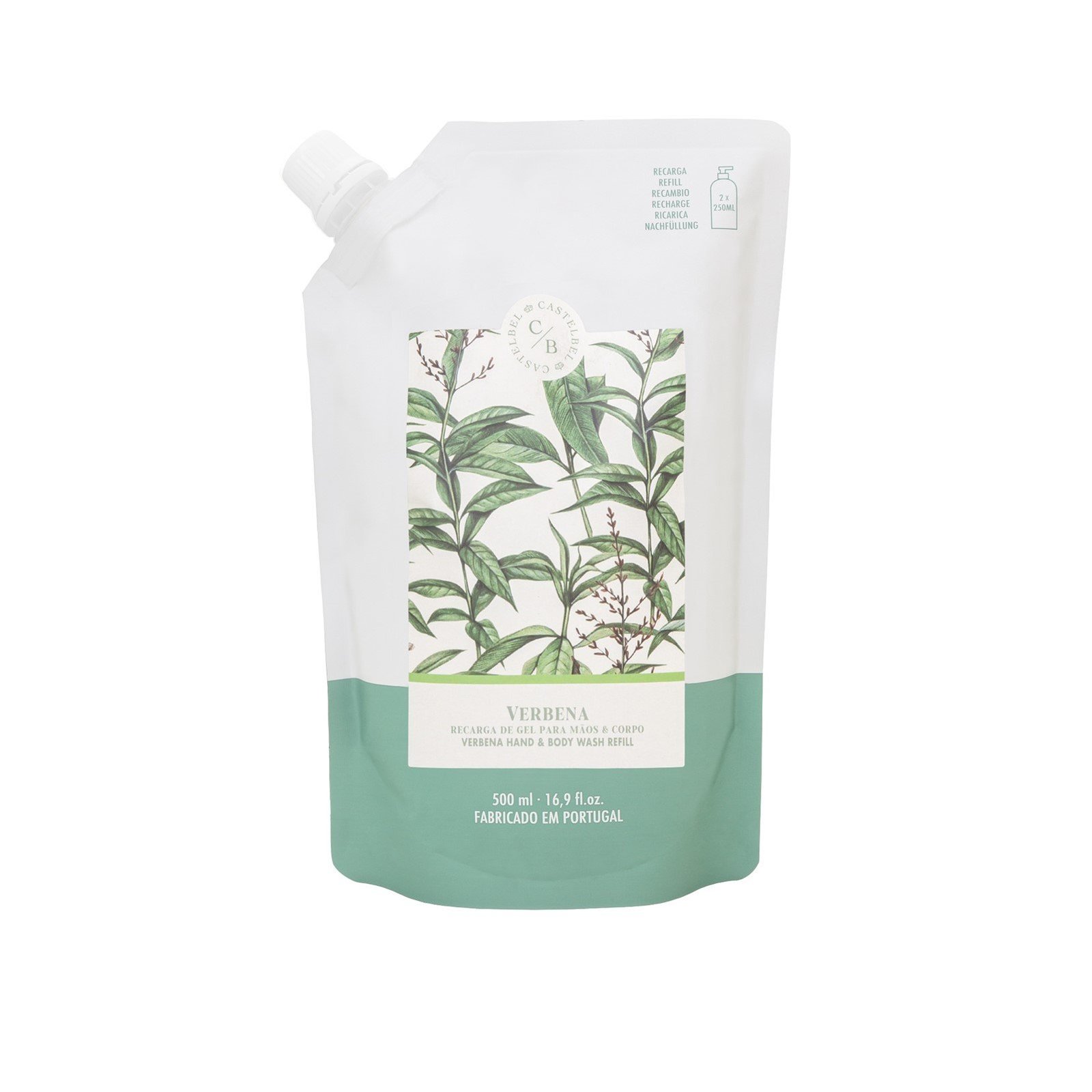 Castelbel Verbena Hand & Body Wash Refill 500ml