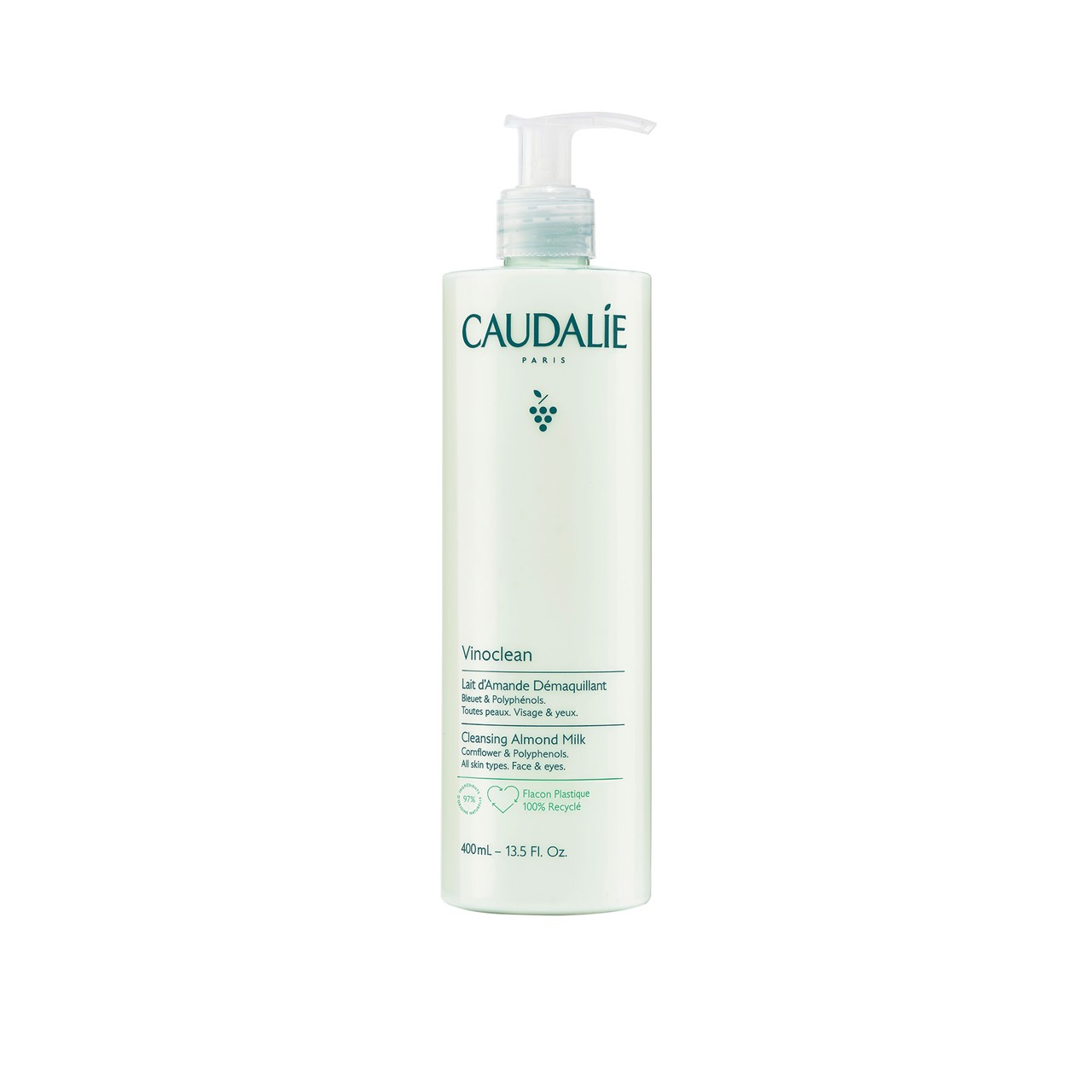 Caudalie Vinoclean حليب اللوز المنظف 400ml
