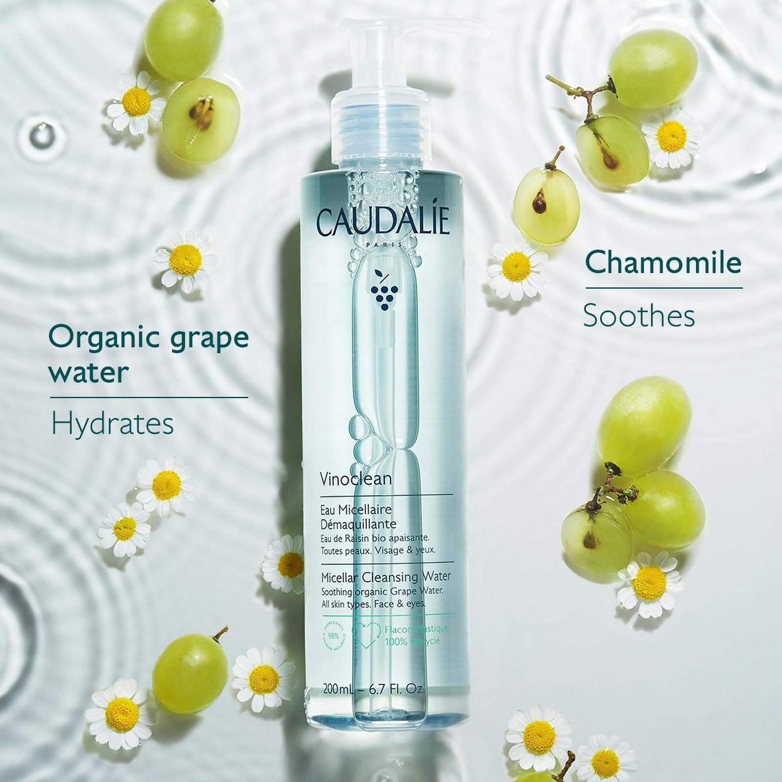 Vinoclean Água Uva Micelar 400ml Novo Formato