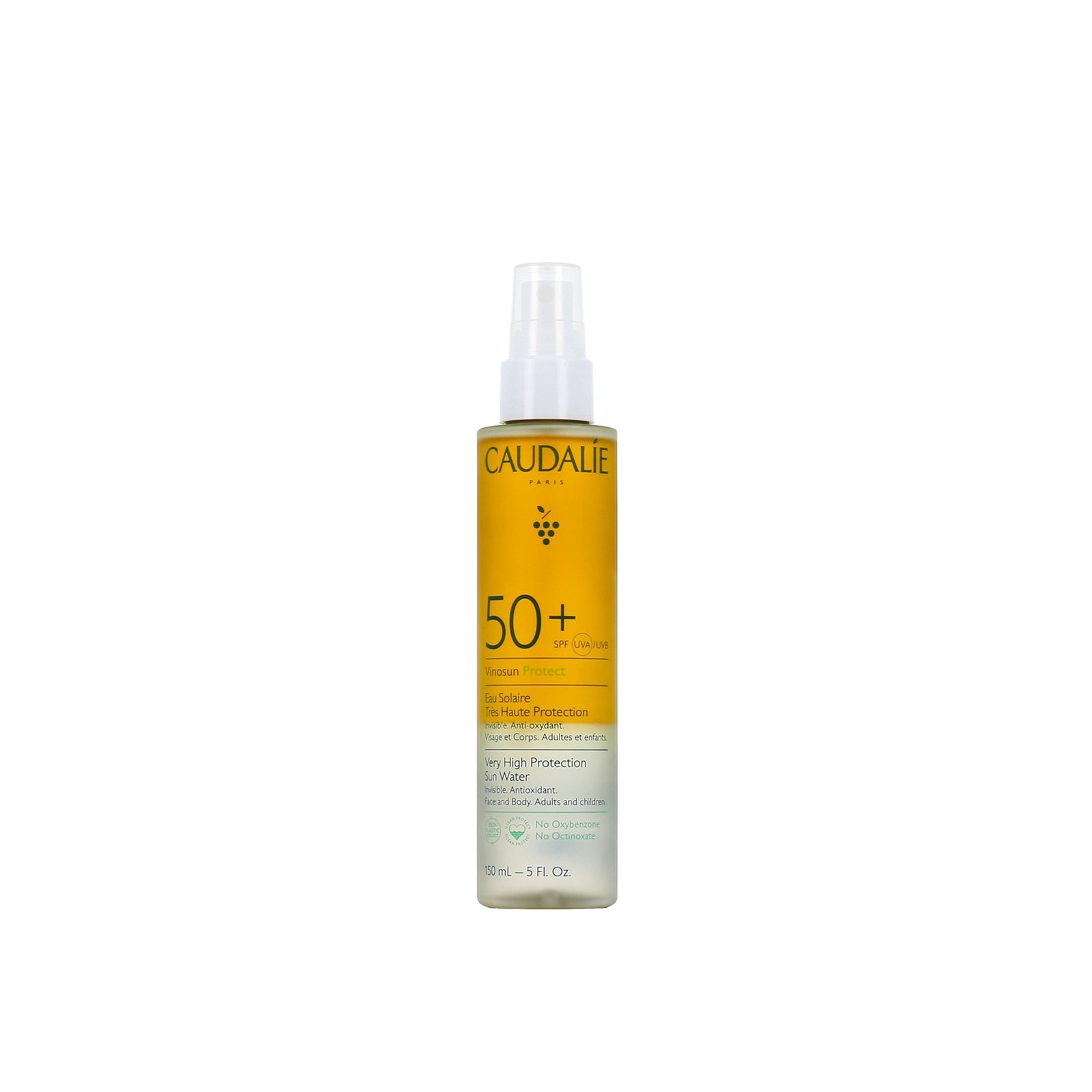 Caudalie Vinosun Protect Very High Protection Sun Water Sunscreen SPF50+ 150ml (5.0floz)