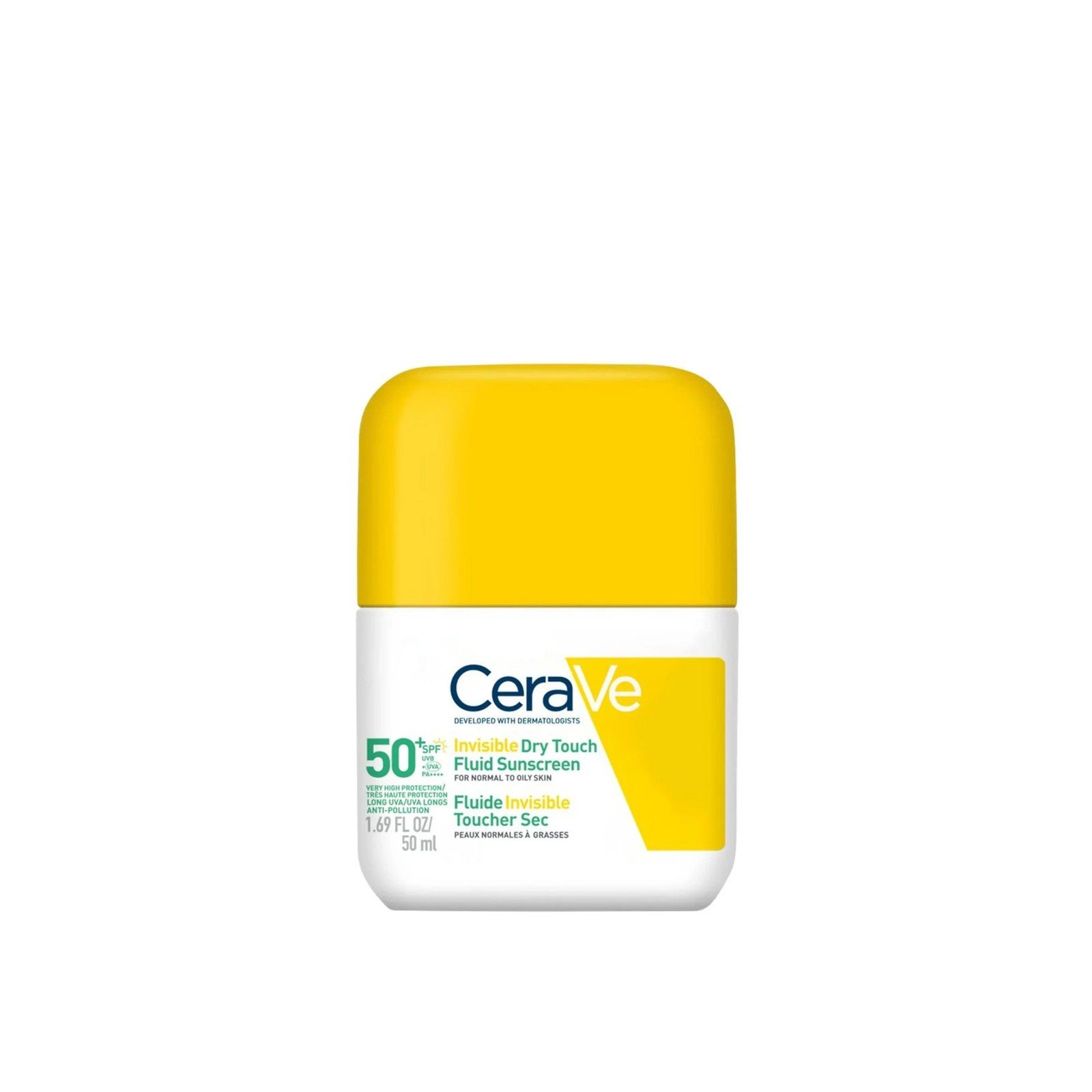 CeraVe سائل واقٍ من الشمس غير مرئي بلمسة جافة SPF50+ 50ml