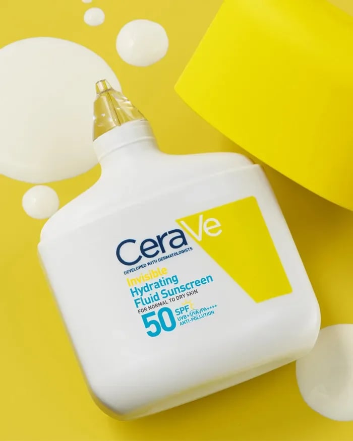 CeraVe Invisible Hydrating Fluid Sunscreen SPF50 50ml