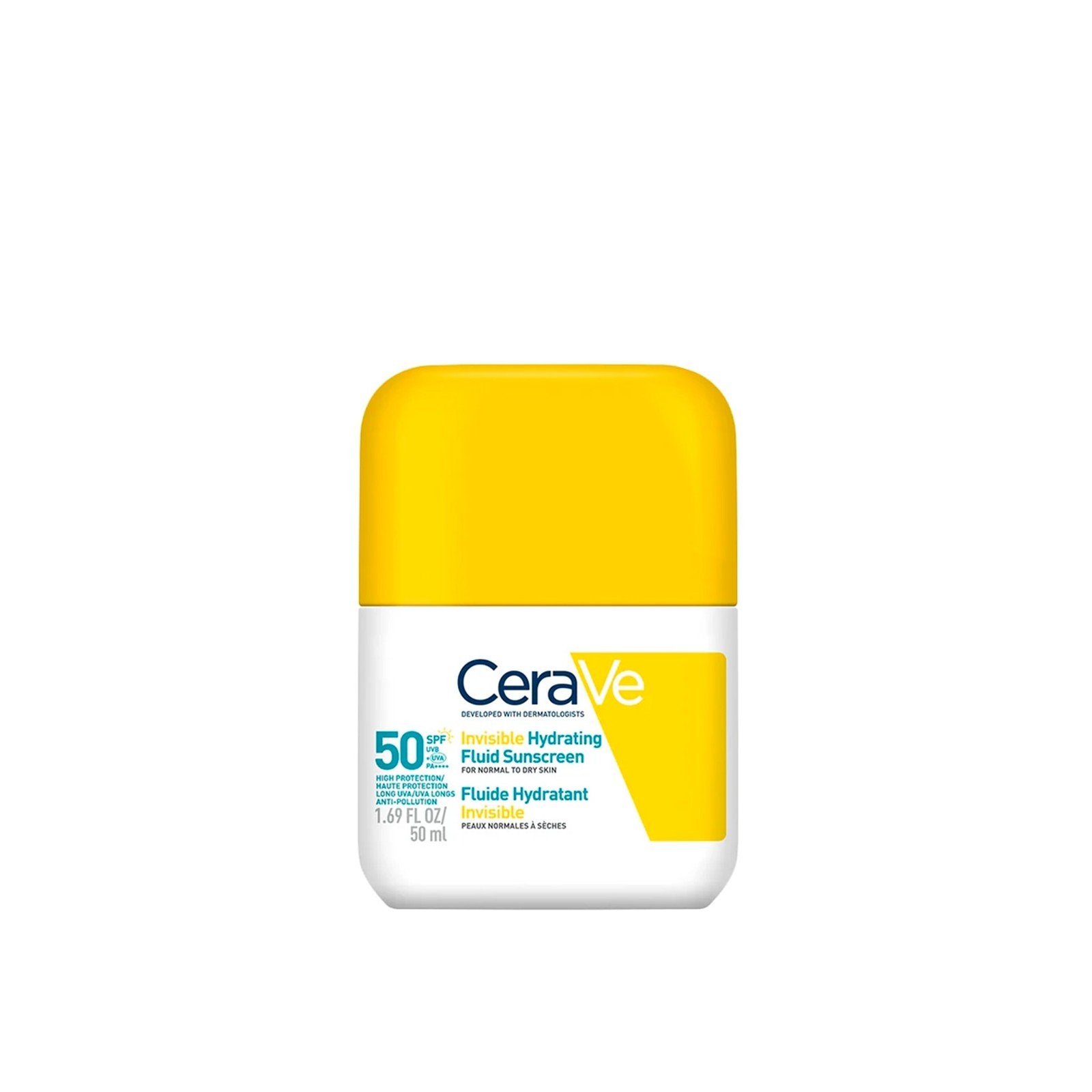 CeraVe سائل واقٍ من الشمس مرطب غير مرئي SPF50 50ml