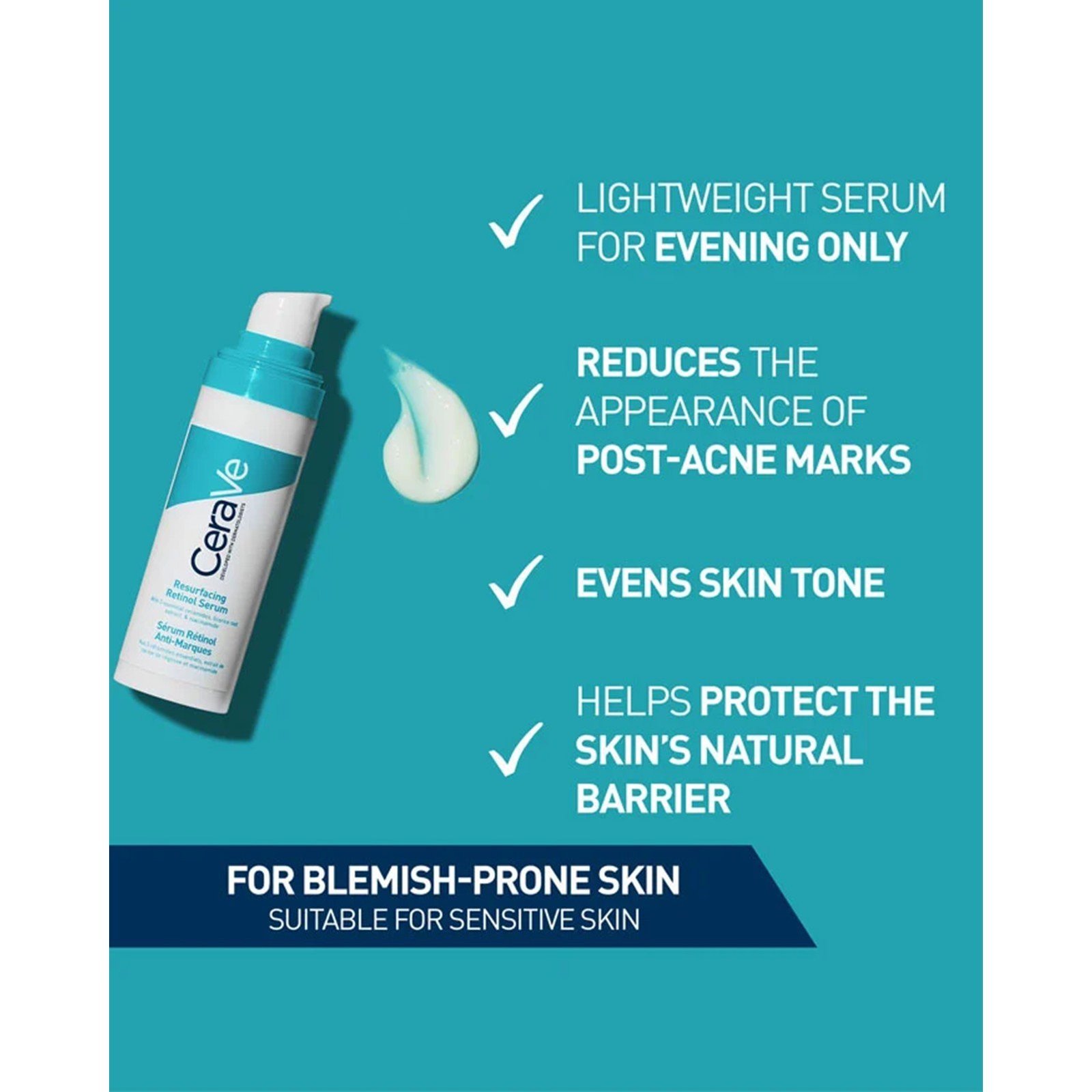 CeraVe Resurfacing Retinol Serum 30ml (1floz)