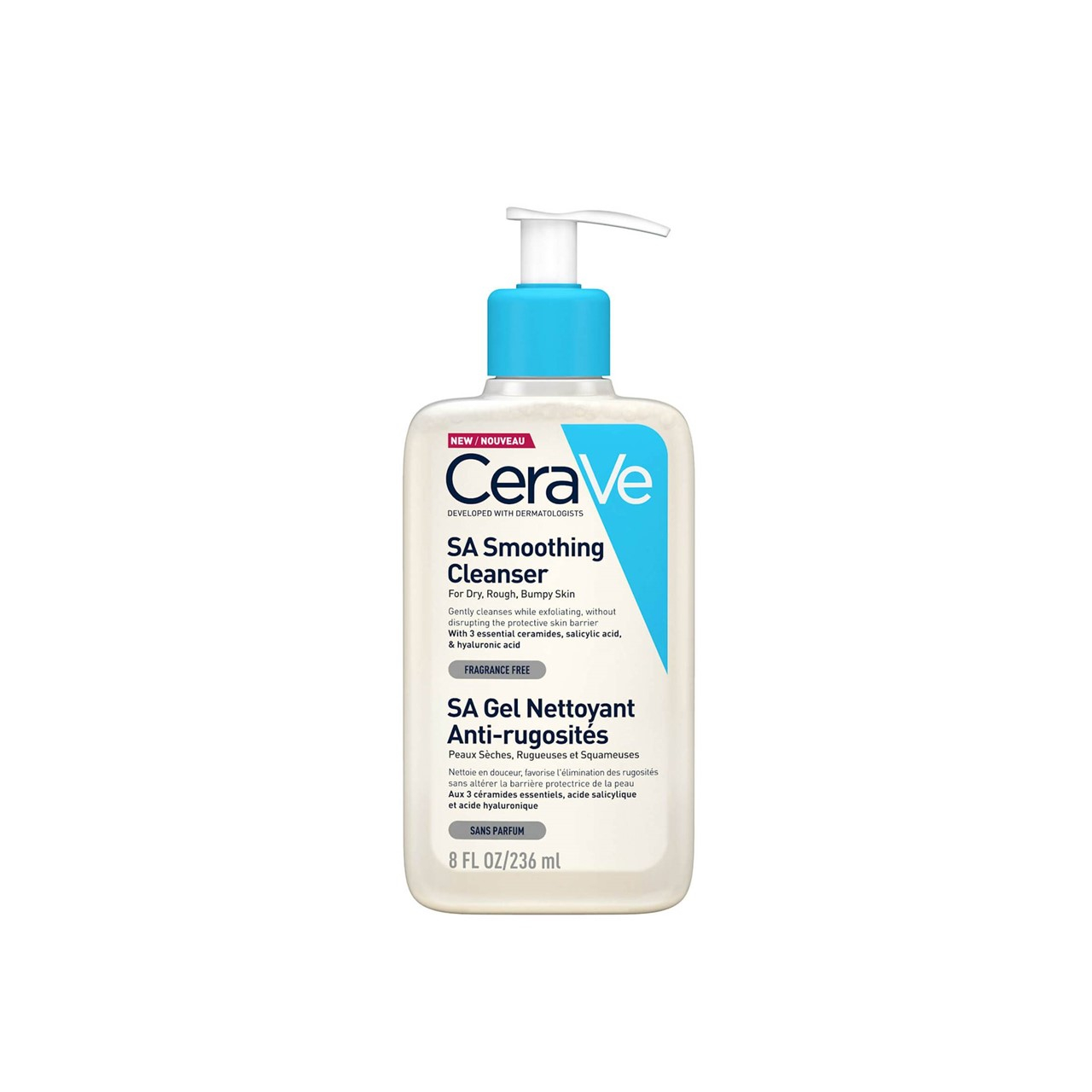 CeraVe SA Smoothing Salicylic Acid Cleanser Bumpy Skin 236ml (7.98floz)
