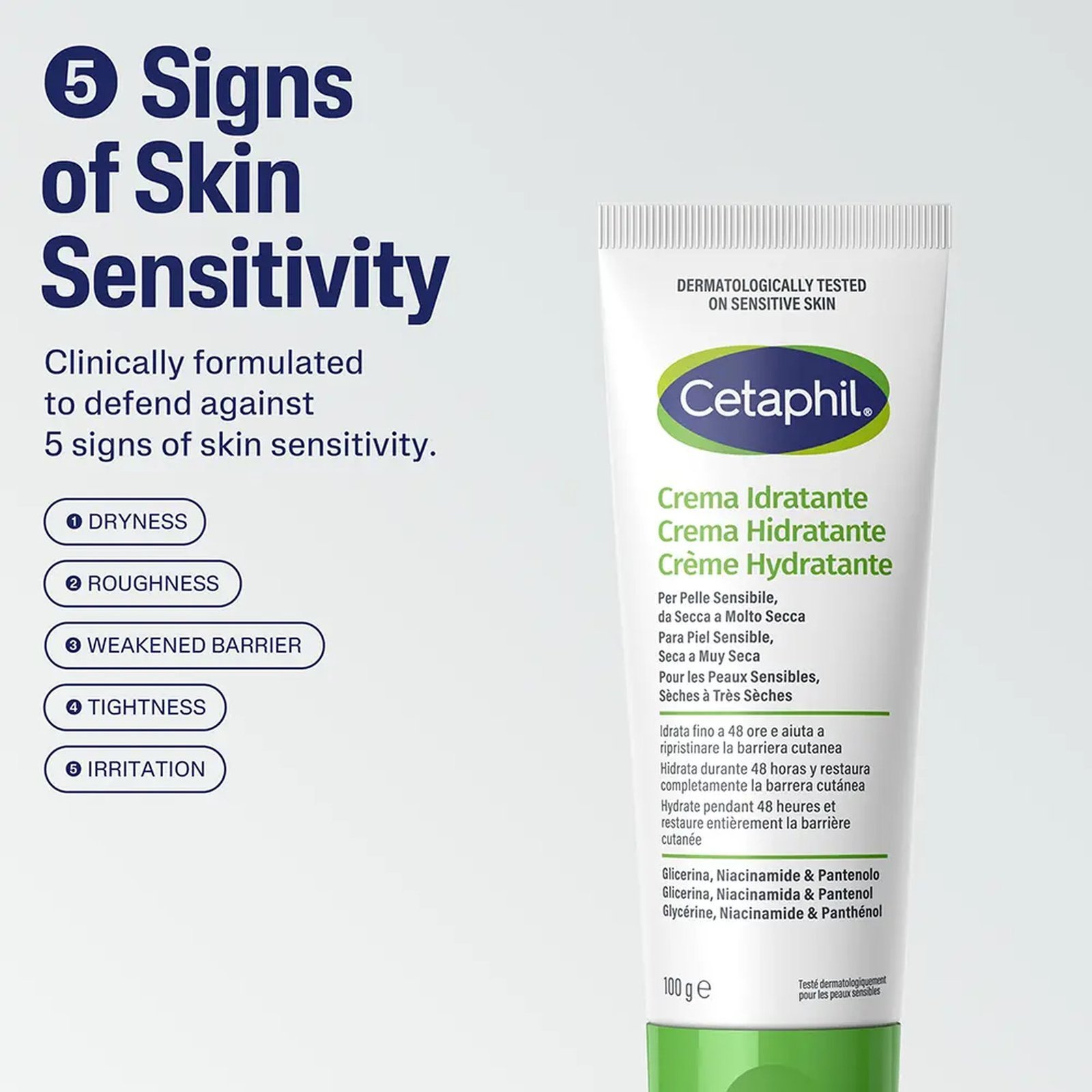 Cetaphil Moisturizing Cream Dry & Sensitive Skin 100g