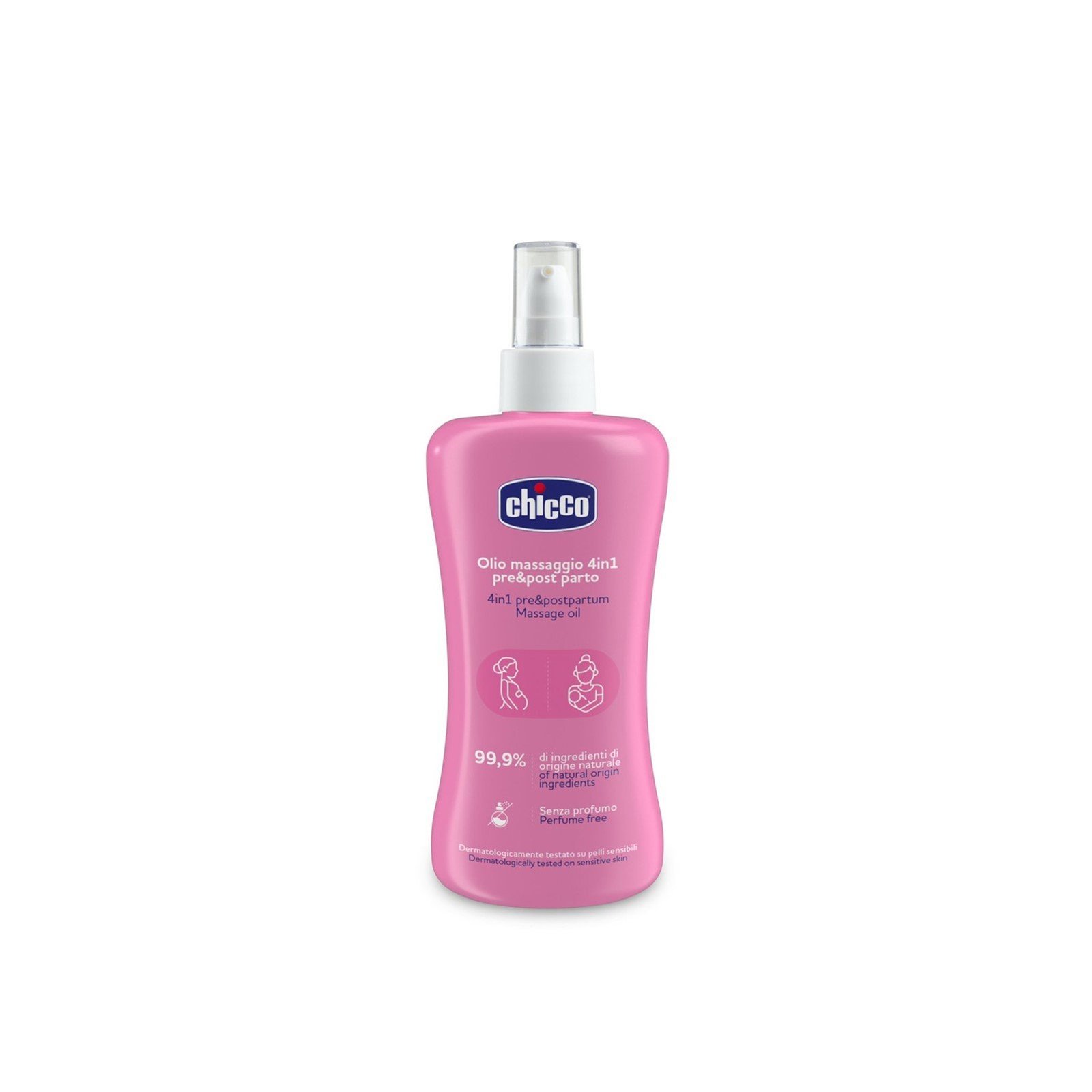 Chicco 4-I-1 Præ- & Postpartum Massageolie 200ml