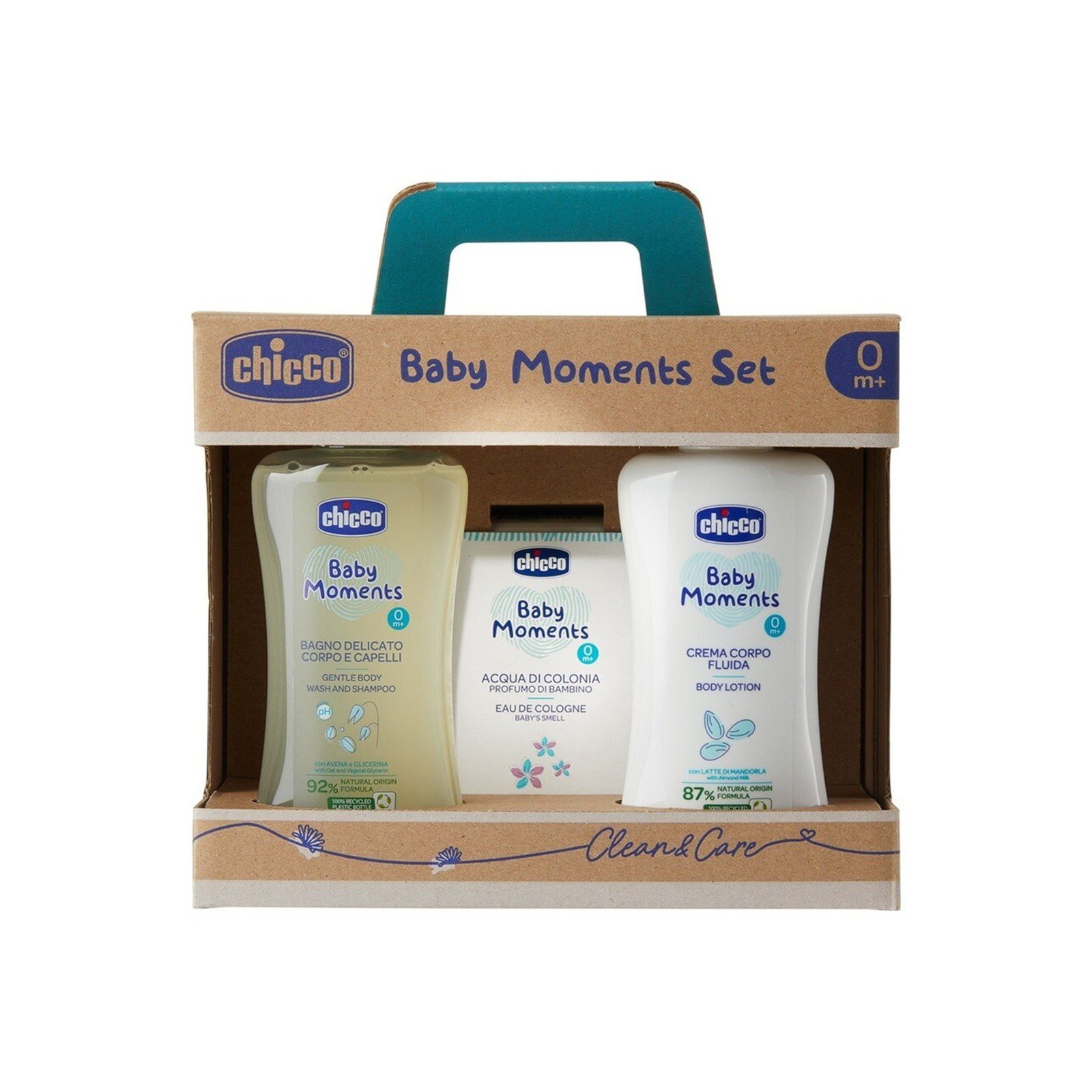 Chicco Baby Moments Clean & Care Sæt