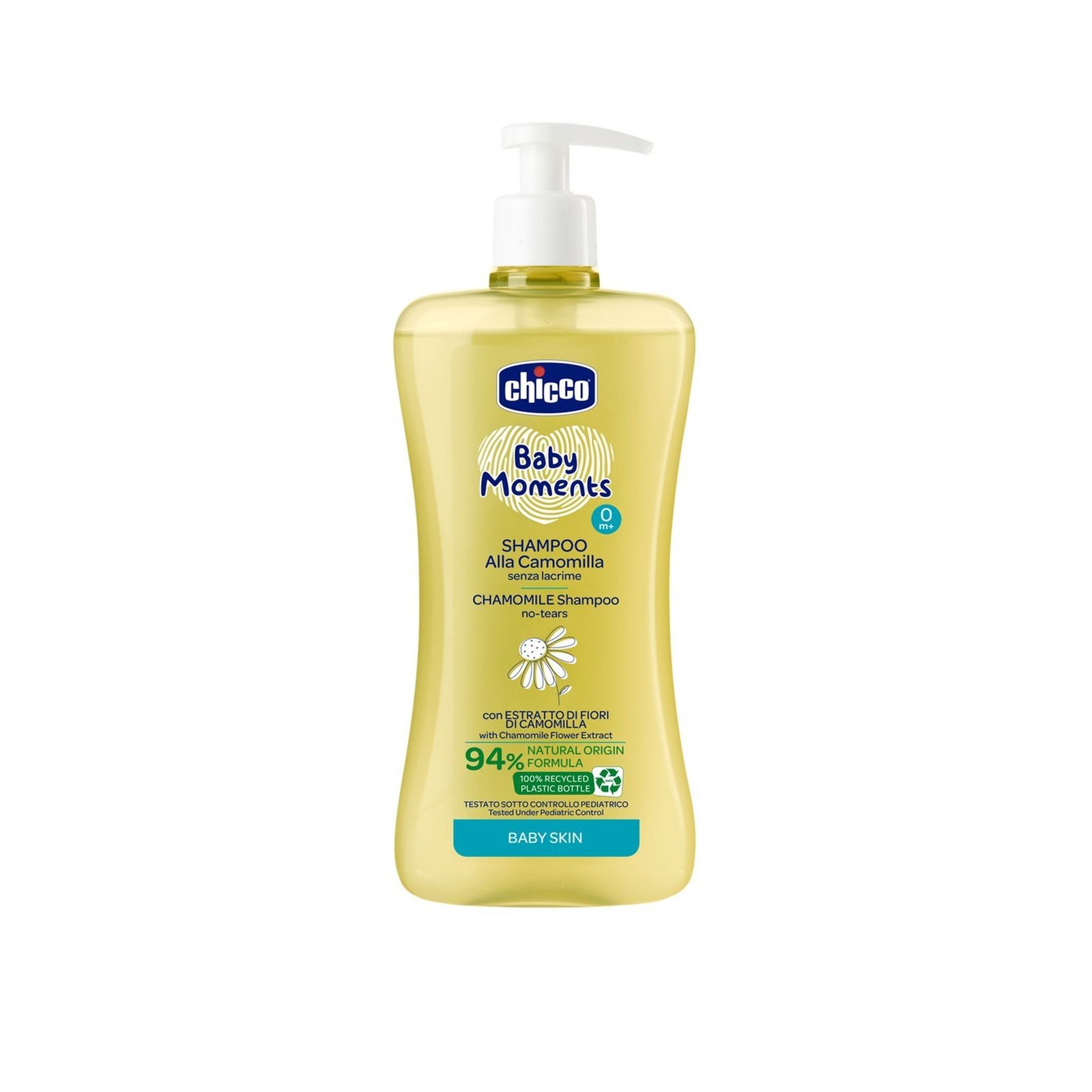 Chicco Baby Moments No-Tears Chamomile Shampoo 0m+ 500ml