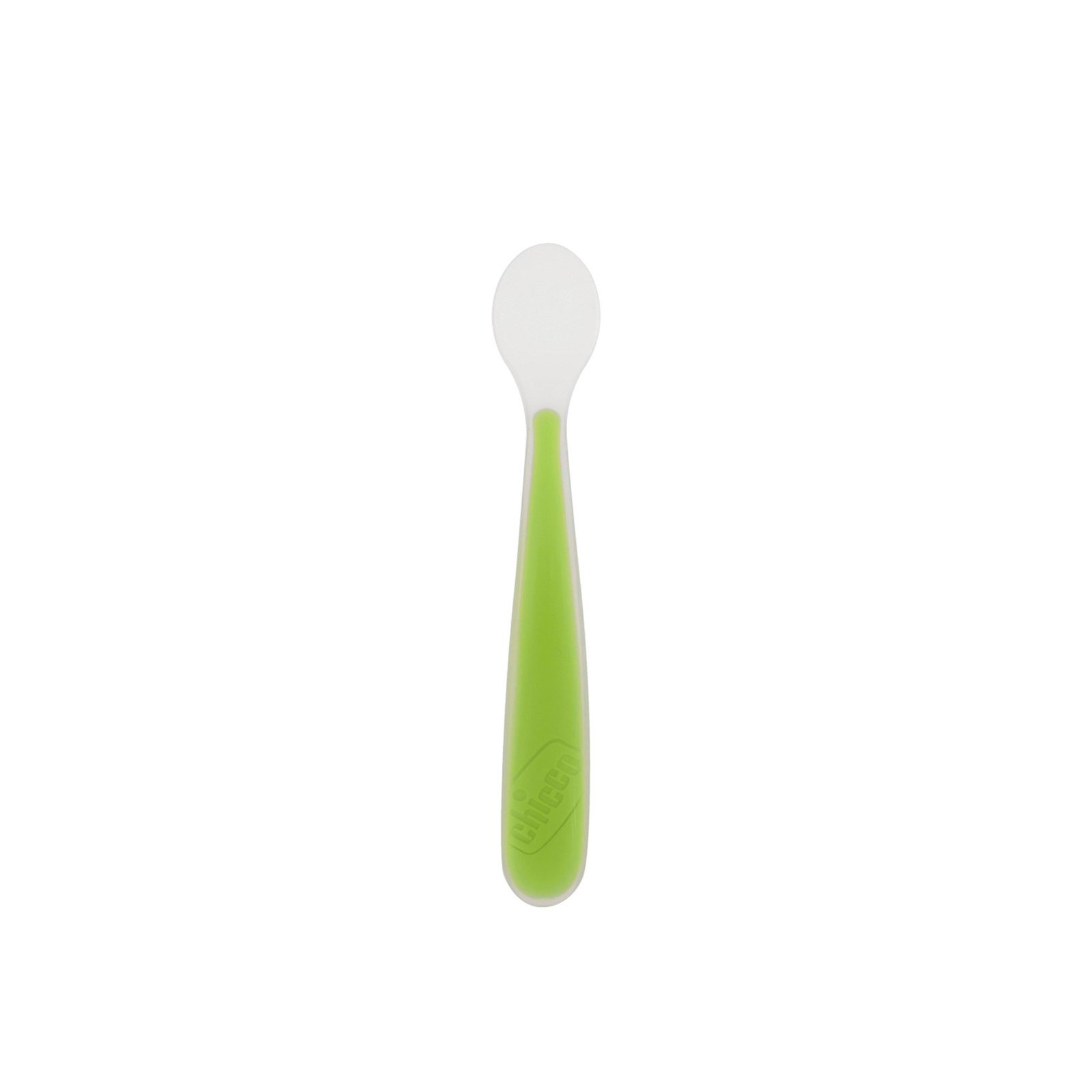 Chicco Mix & Match Lingură din Silicon Moale 6m+ Verde x1