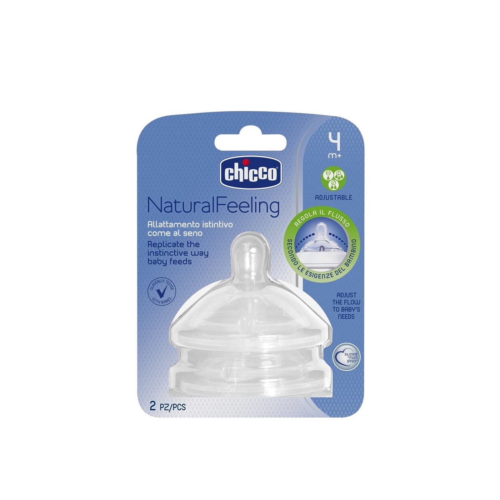 Chicco Natural Feeling Silikonnapp