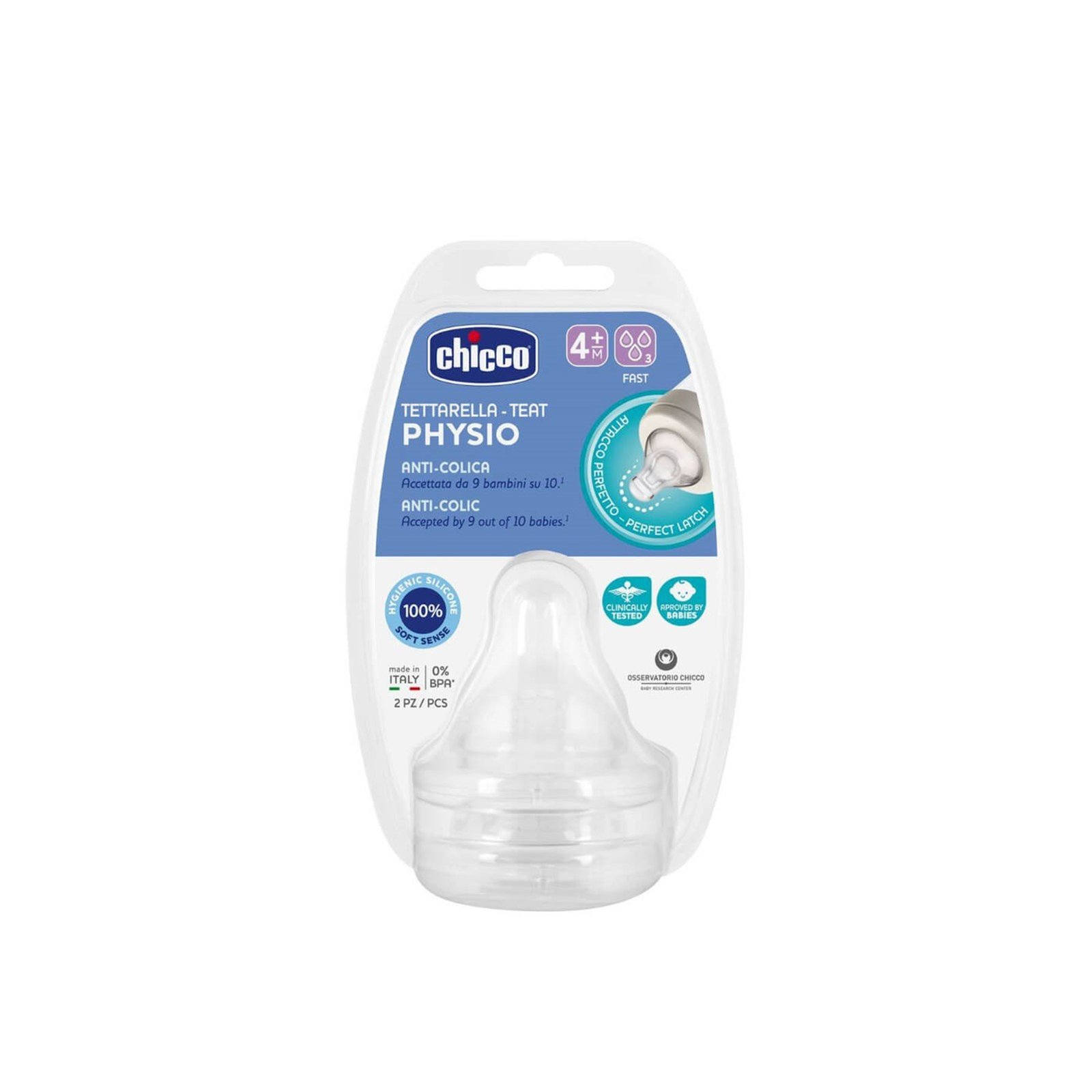 Chicco Physio Anti-Colic Silicone Nipple