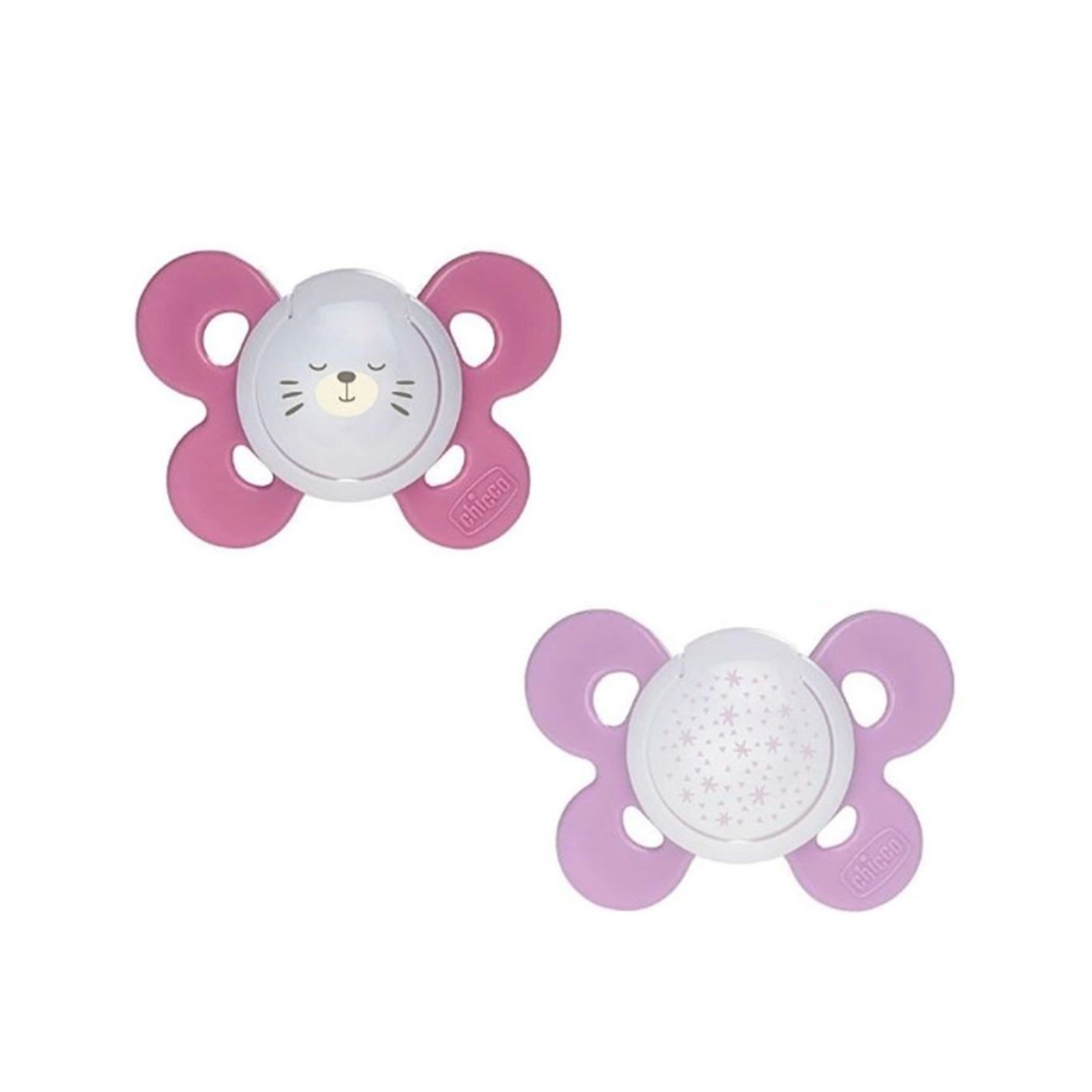 Chicco Physio Comfort Glow in the Dark Pacifier 16-36m x2