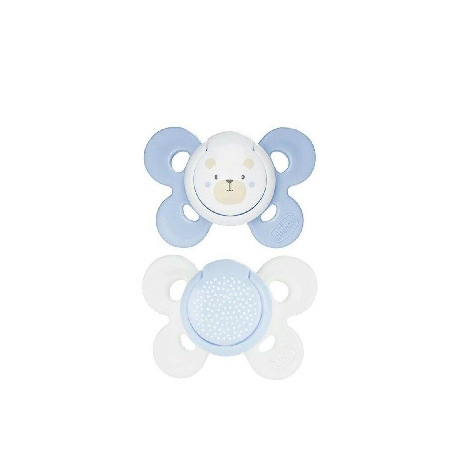 Chicco Physio Comfort Sucette 0-6m Blanc/Bleu x2