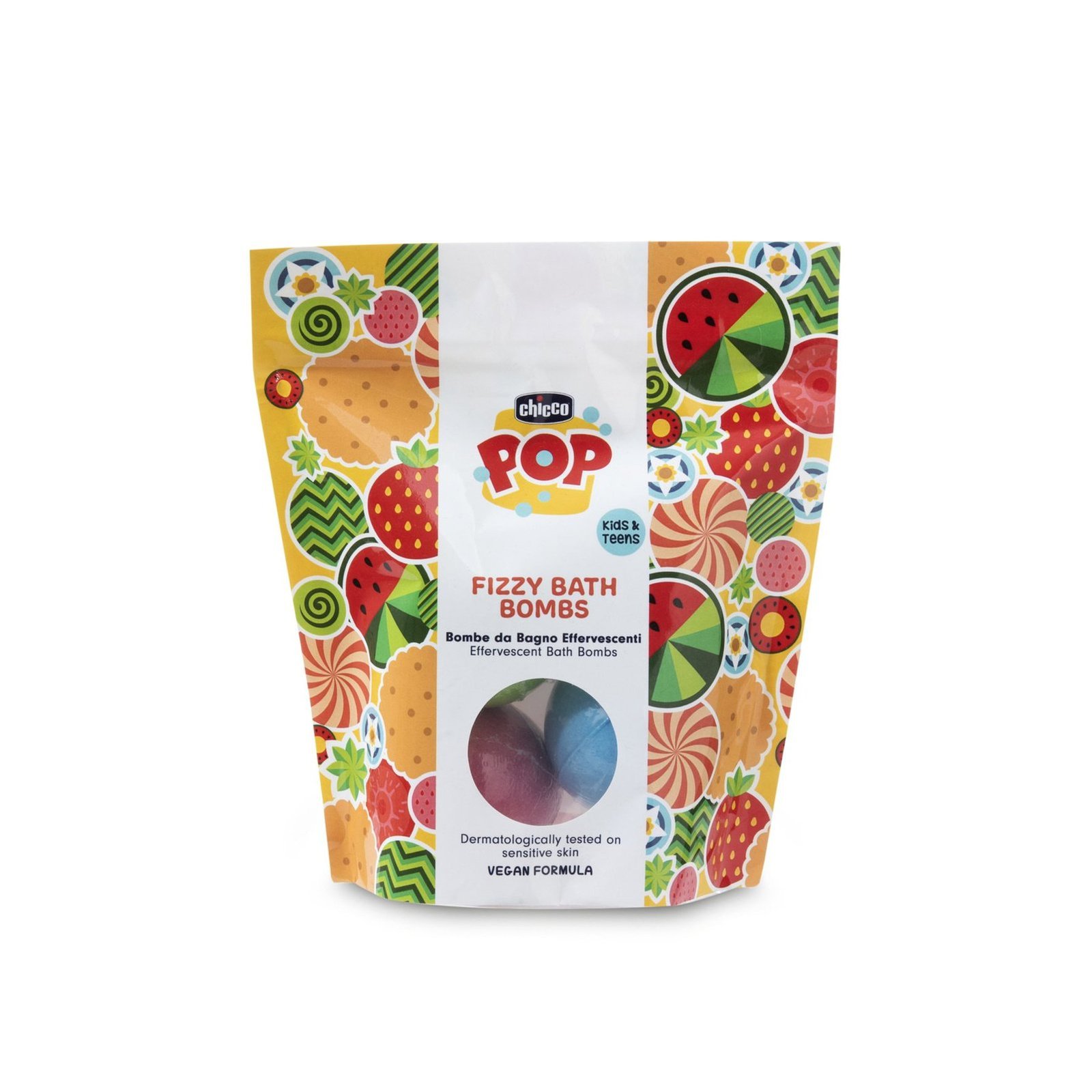 Chicco POP Kids & Teens Fizzy Bath Bombs x3