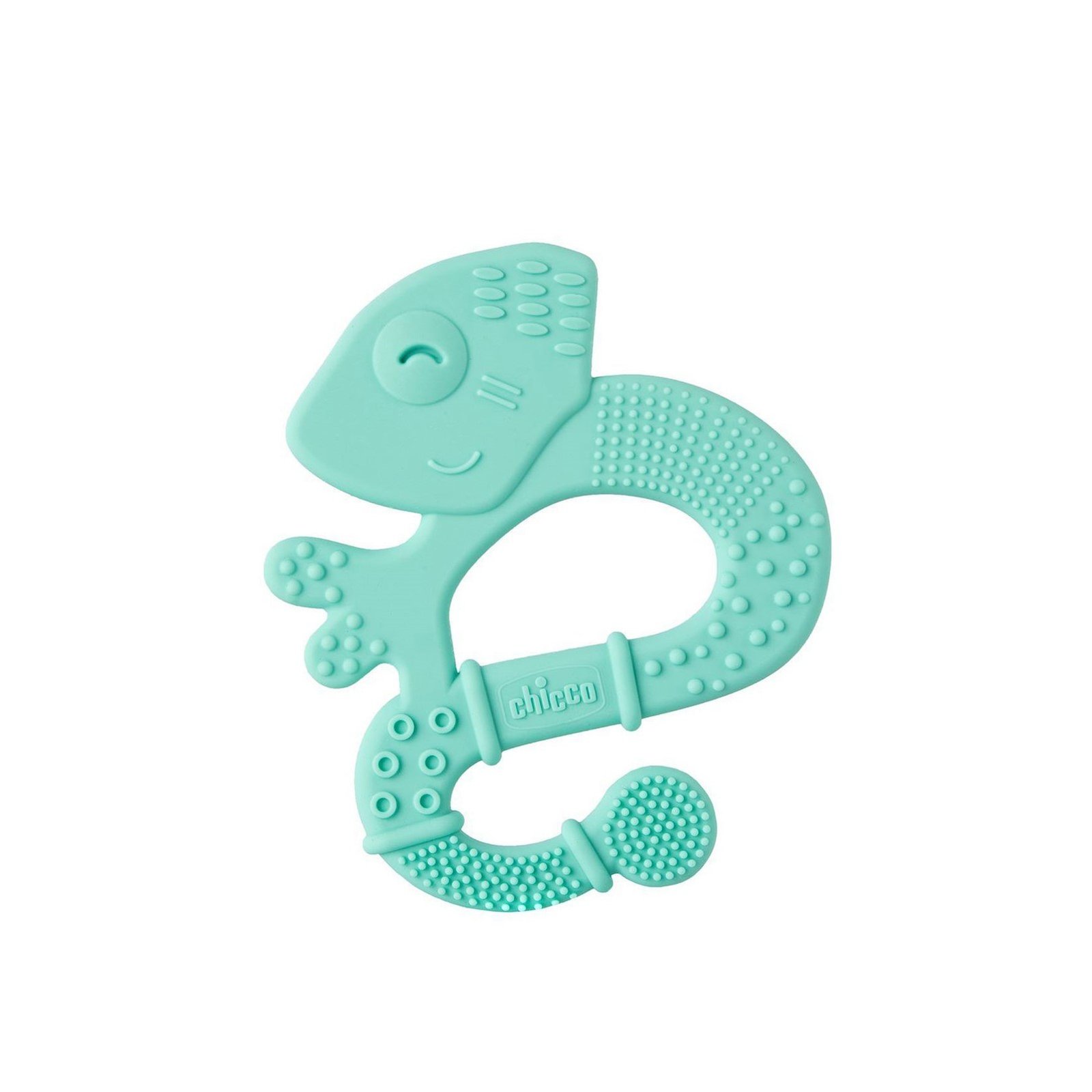 Chicco Super Soft Leguan Beißring 2M+ Teal