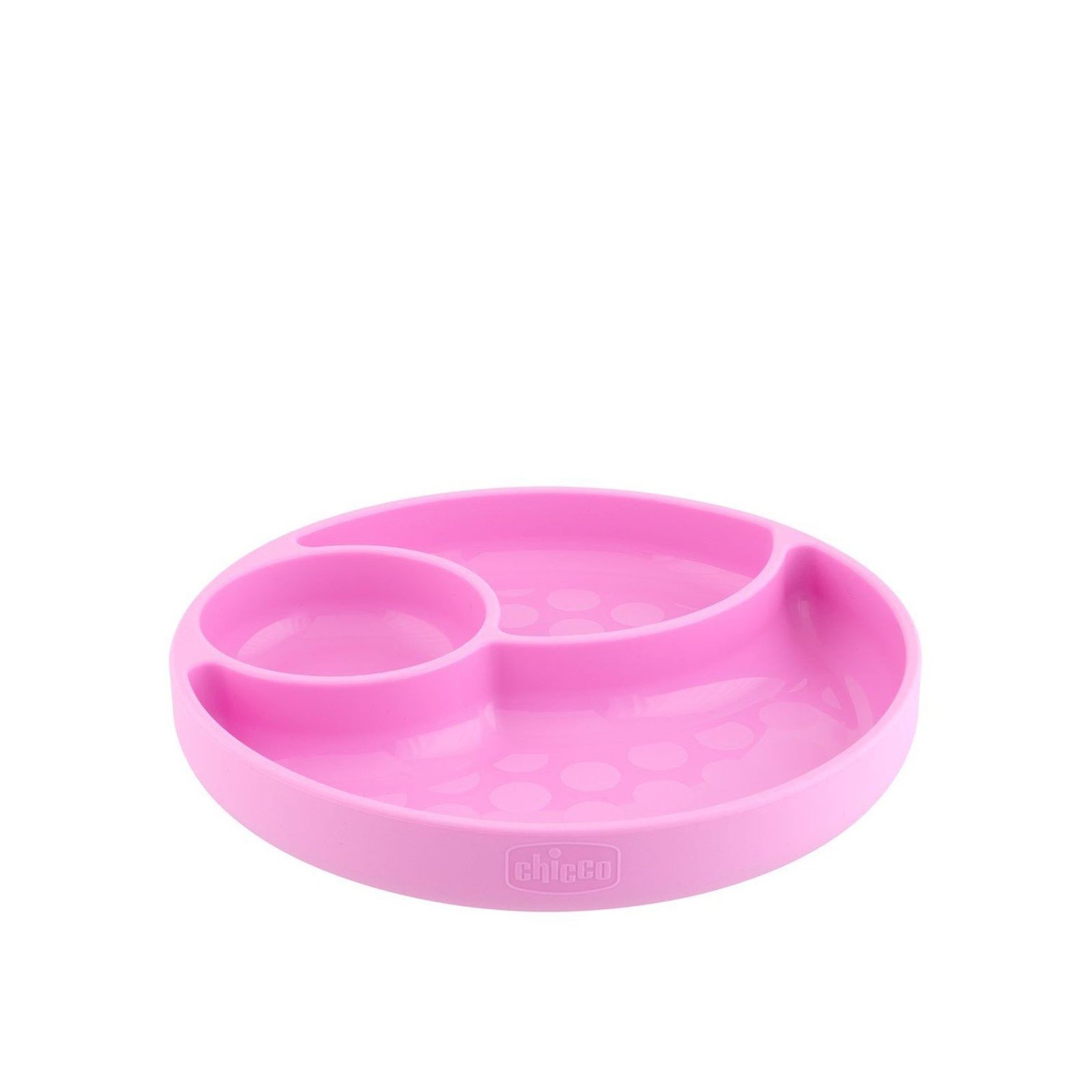 Chicco Take Eat Easy طبق مينيو من السيليكون 12 شهرًا فأكثر Pink