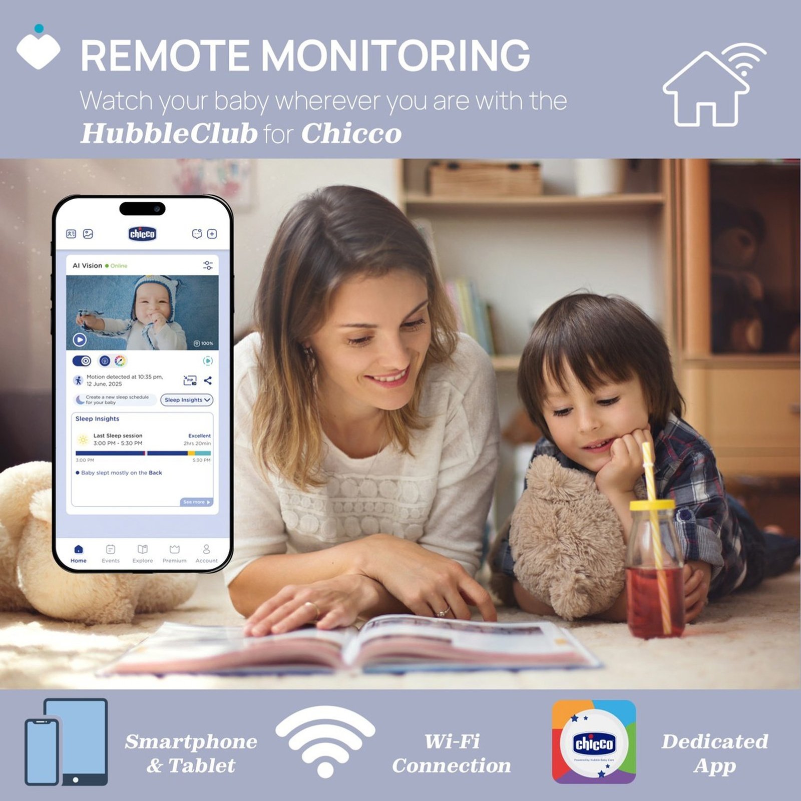Chicco Wi-Fi Camera Smart AI Intercom