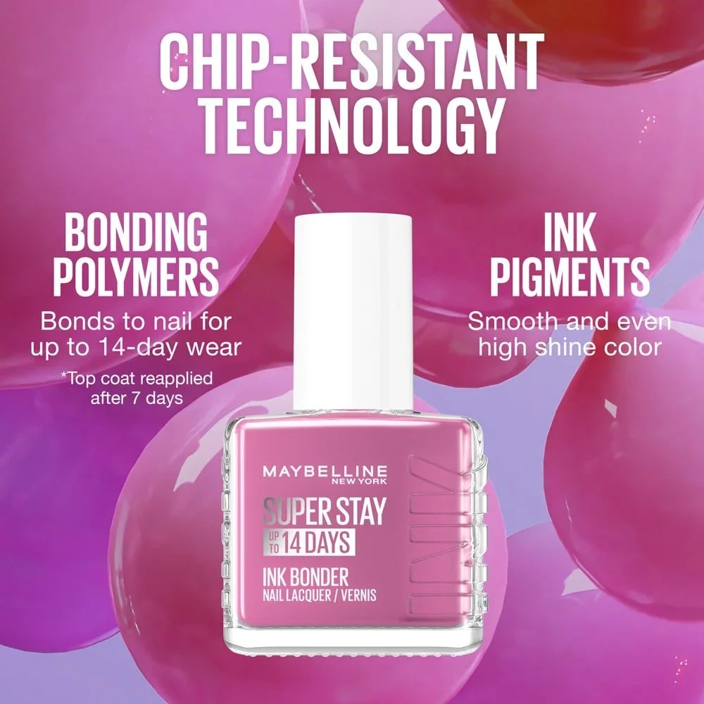 Maybelline Super Stay 14 Days Ink Bonder Nail Polish 941 After Party 12ml