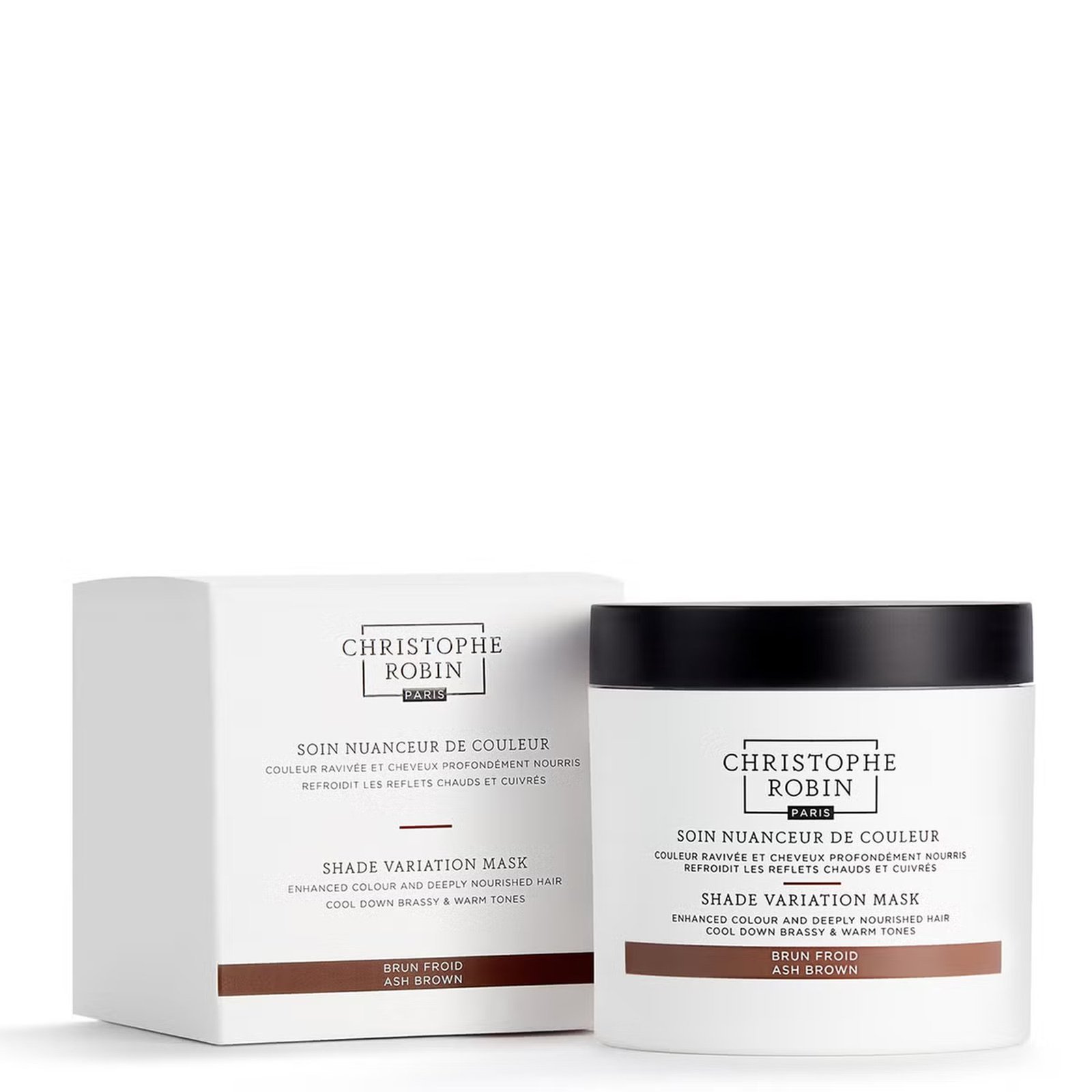 Christophe Robin قناع تغيير درجة اللون Ash Brown 250ml