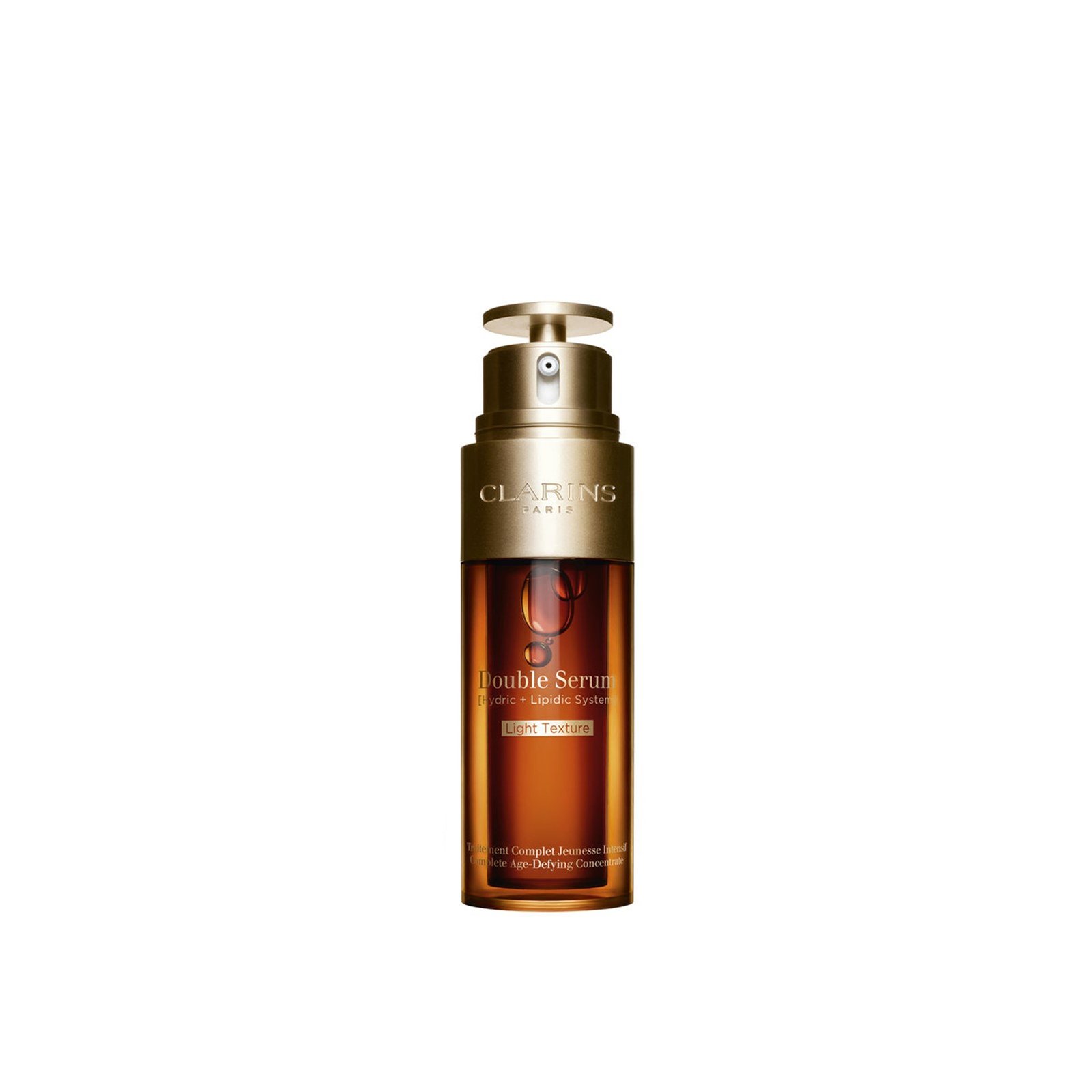 Clarins Double سيروم ملمس خفيف Complete Age-Defying مركز 50ml