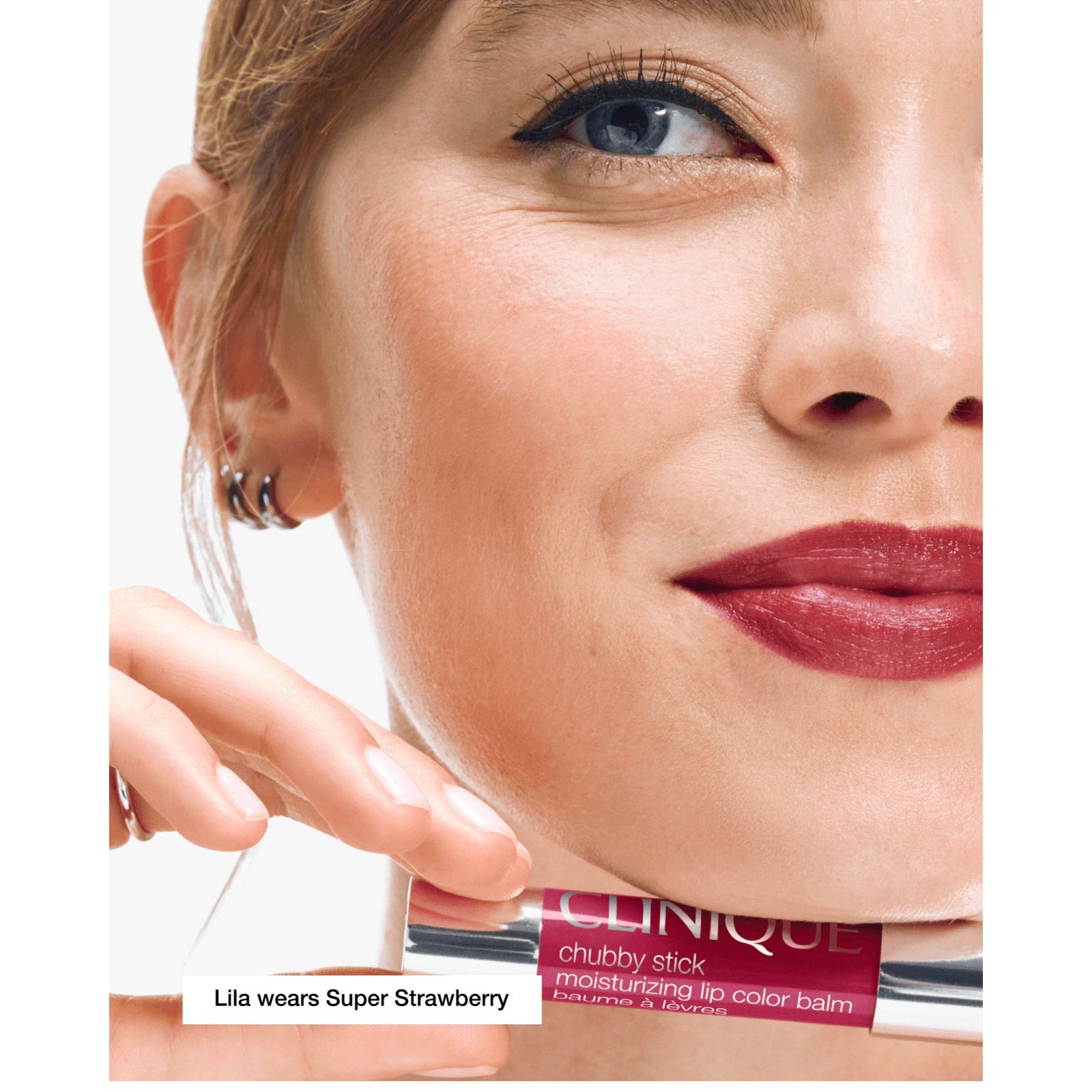 Clinique Chubby Stick Moisturizing Lip Color Balm 07 Super Strawberry 3g