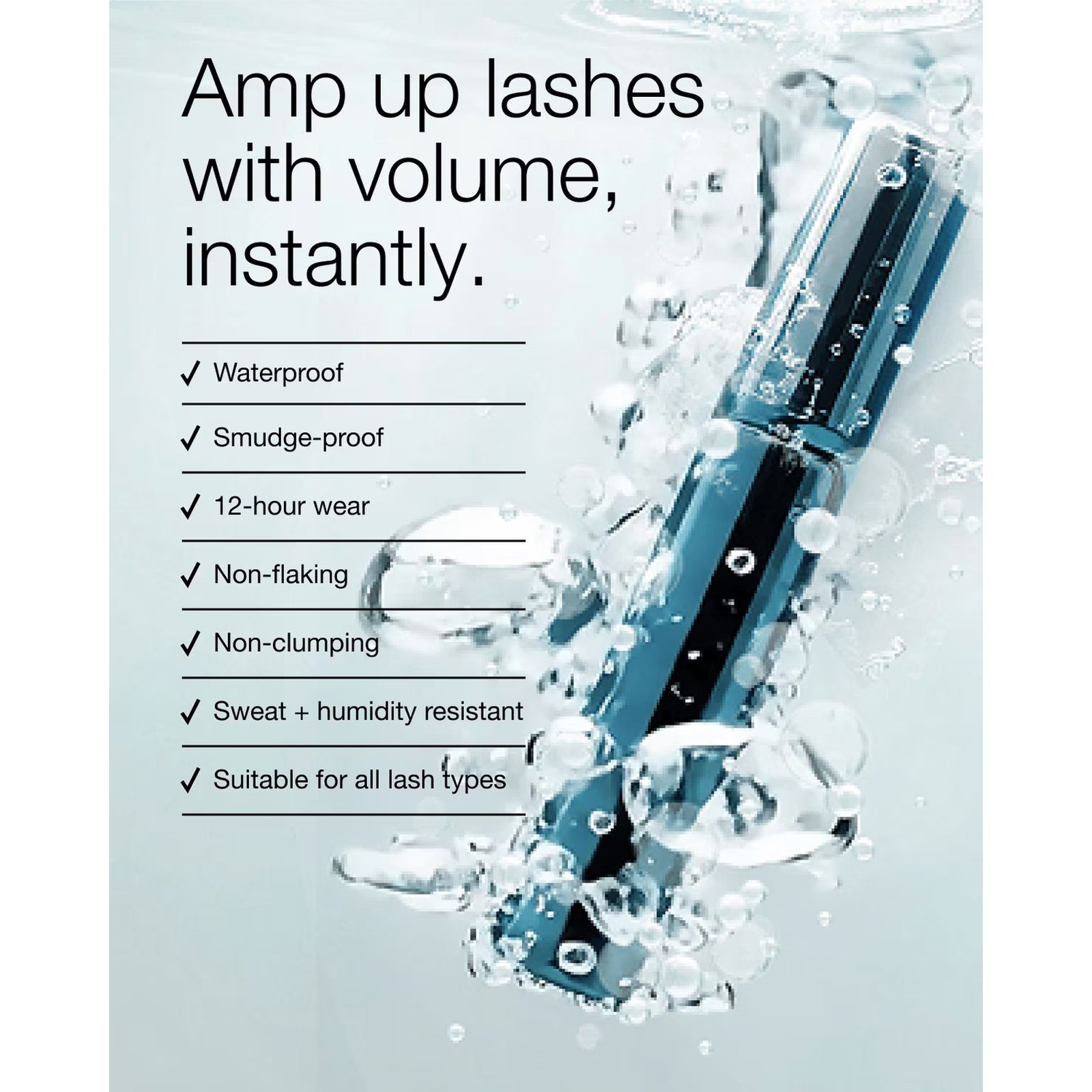 Clinique High Impact High-Fi™ Full Volume Waterproof Mascara 01 Intense Black 10ml