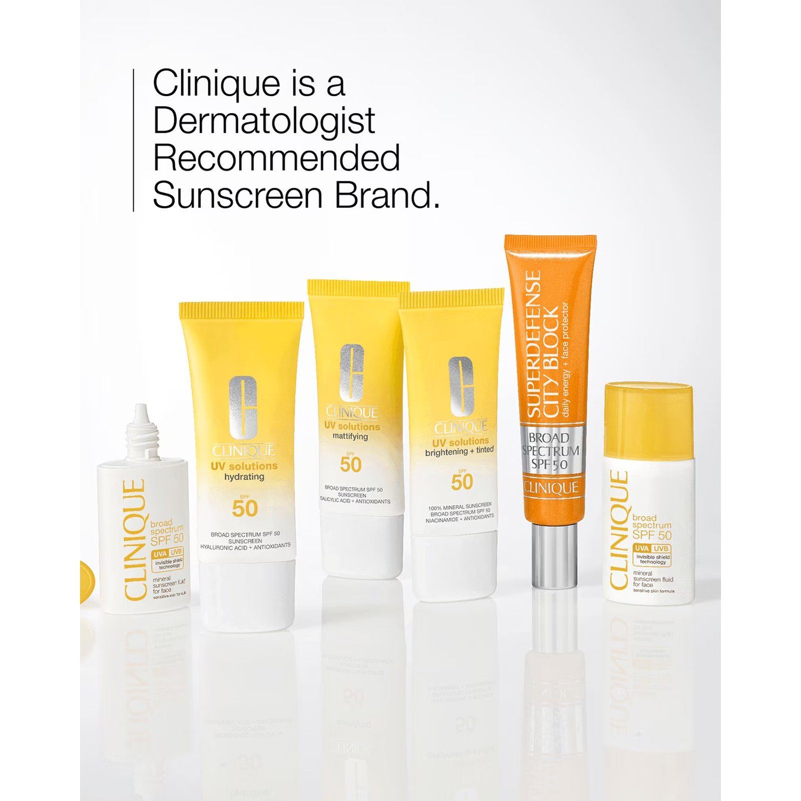 Clinique UV Solutions Brightening + Tinted Sunscreen SPF50 Light 40ml