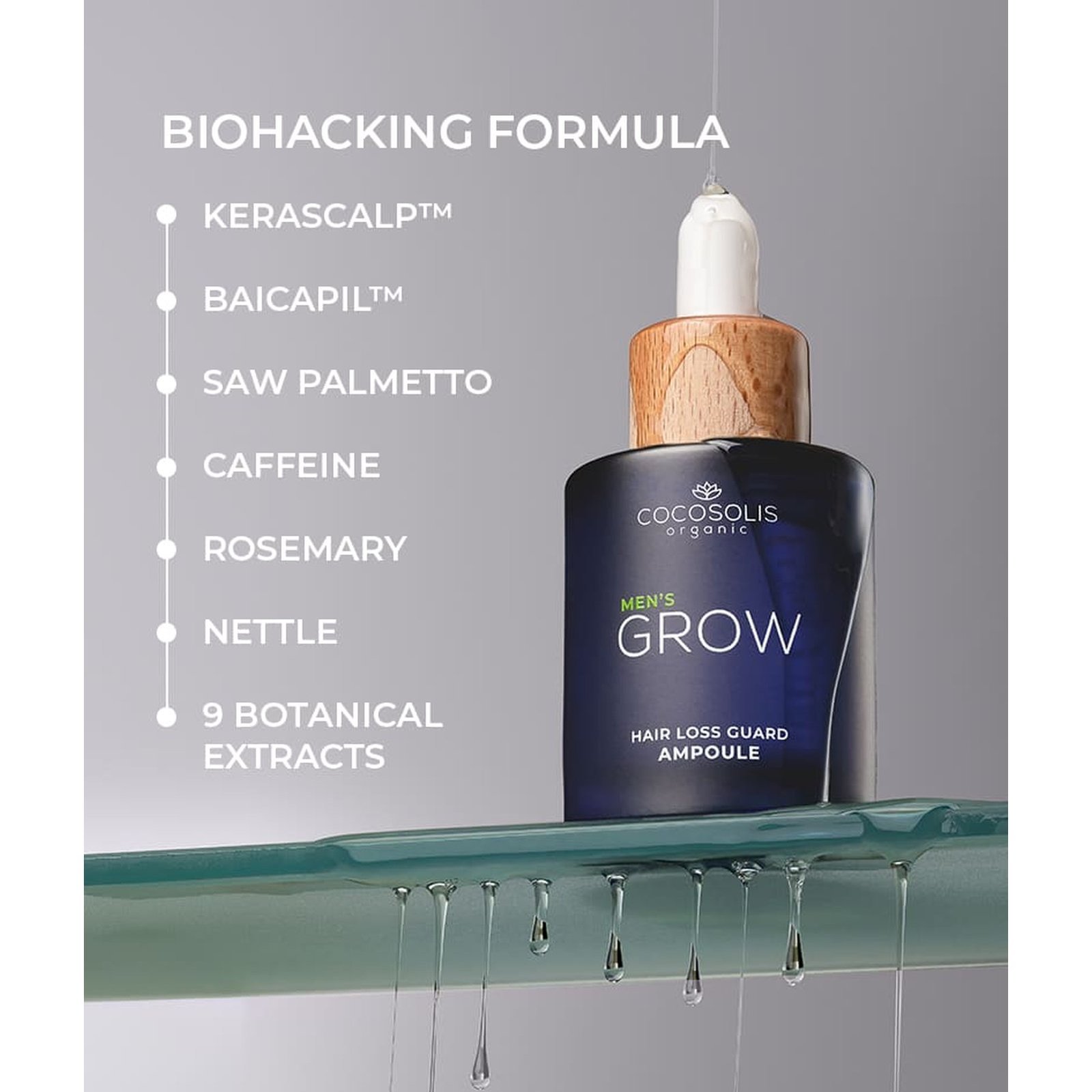COCOSOLIS Men's Grow Hair Loss Guard Ampoule 50ml (1.69floz)
