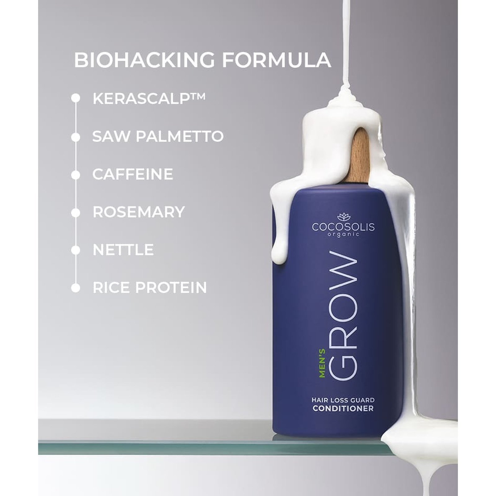 COCOSOLIS Men's Grow Hair Loss Guard Conditioner 200ml (6.76floz)