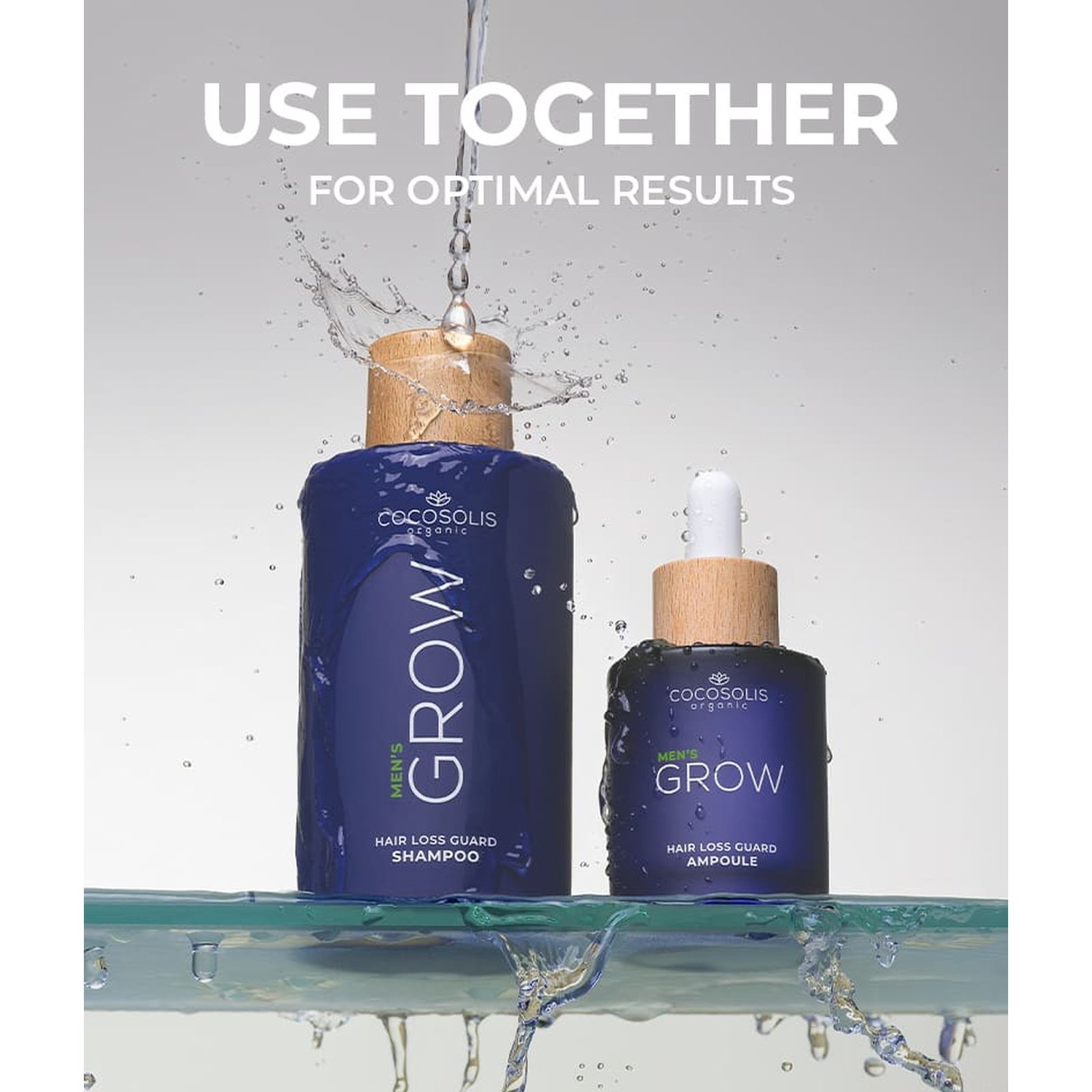 COCOSOLIS Men's Grow Hair Loss Guard Shampoo 250ml (8.45floz)
