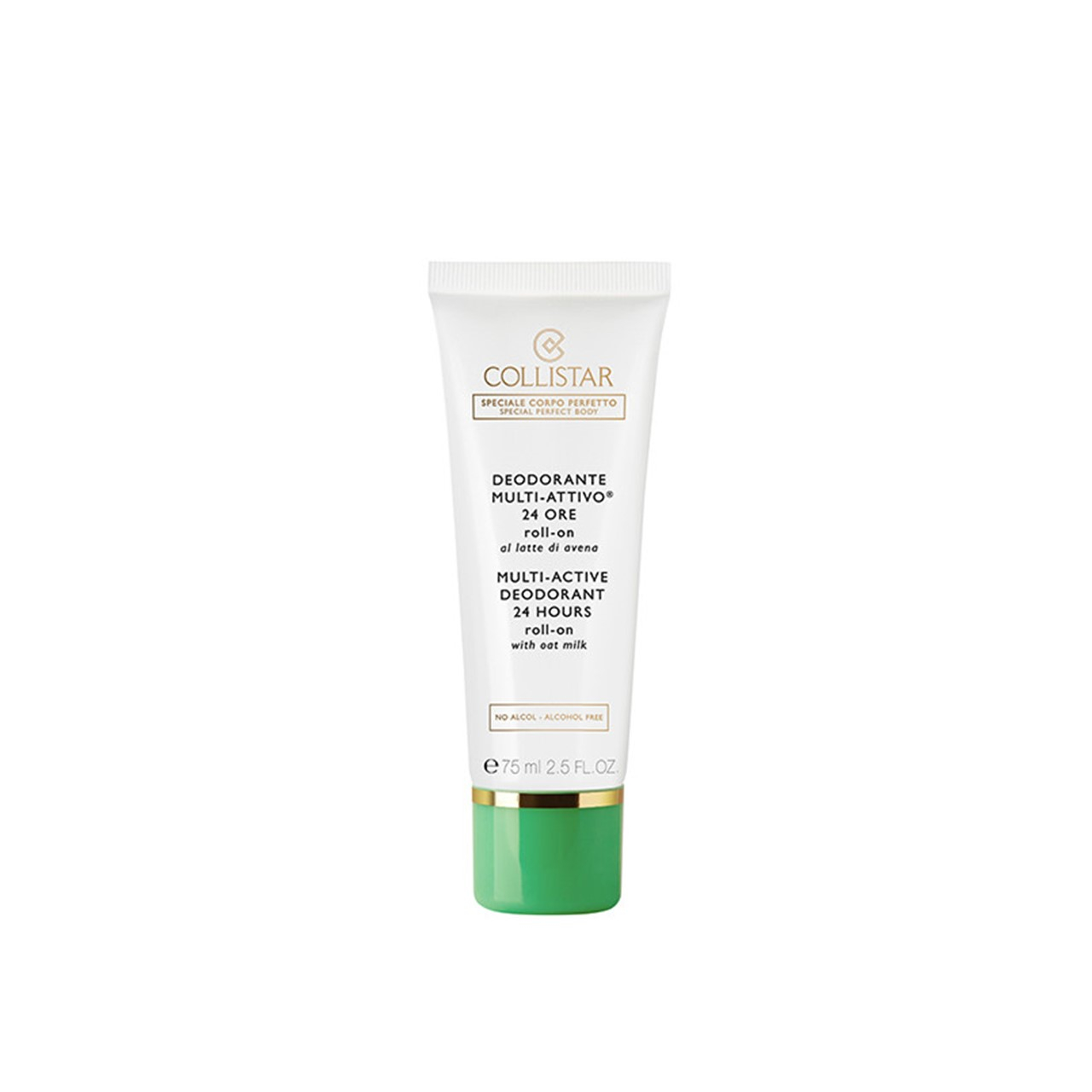 Collistar Body Multi-Active Deodorant 24h Roll-On with Oat Milk 75ml