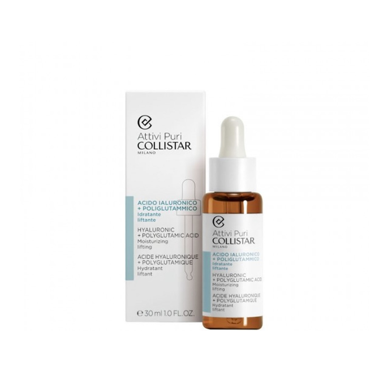 Collistar Pure Actives Hyaluronic + Polyglutamic Acid Serum 30ml (1.01floz)
