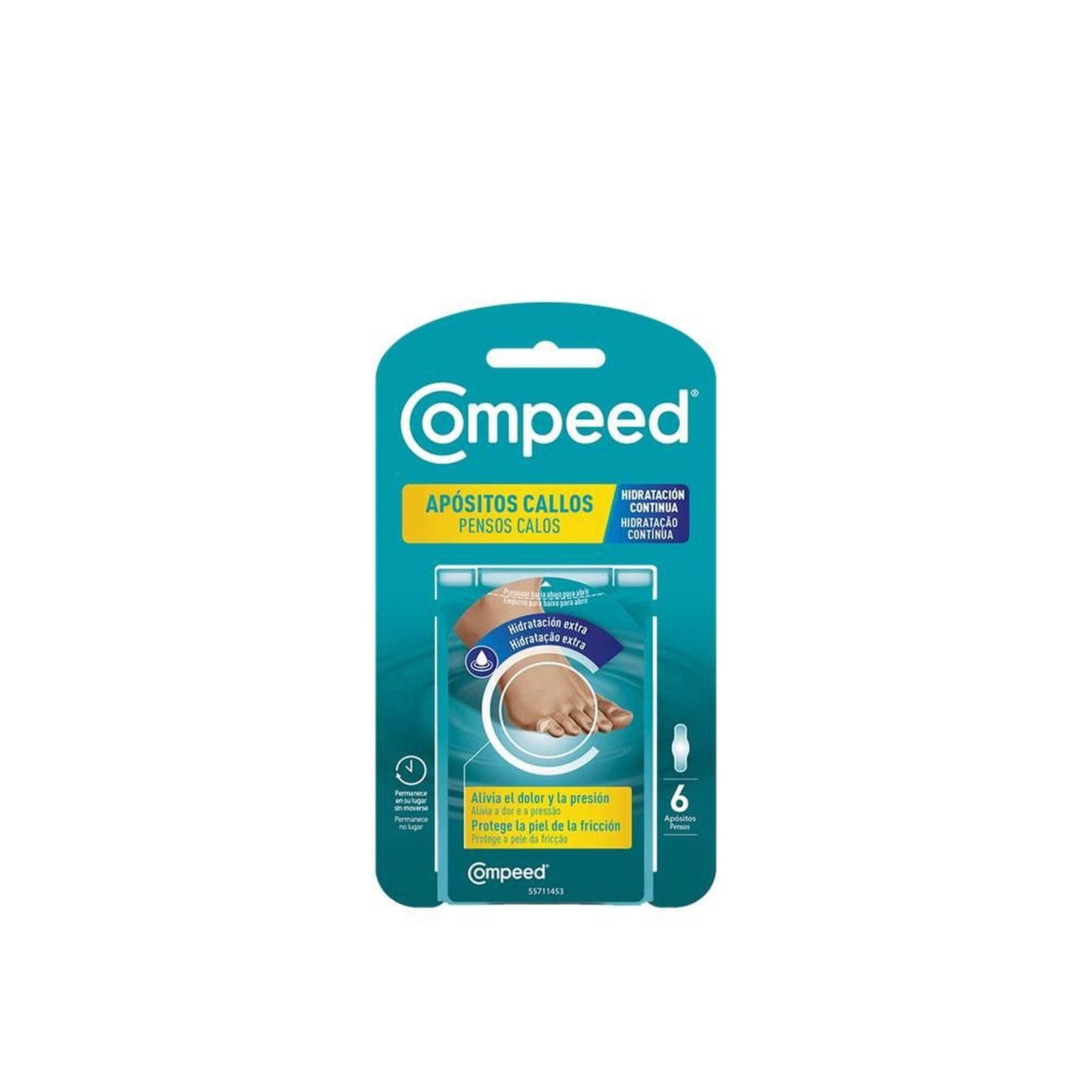 Compeed Corn Moisturizing Medium Plasters x6